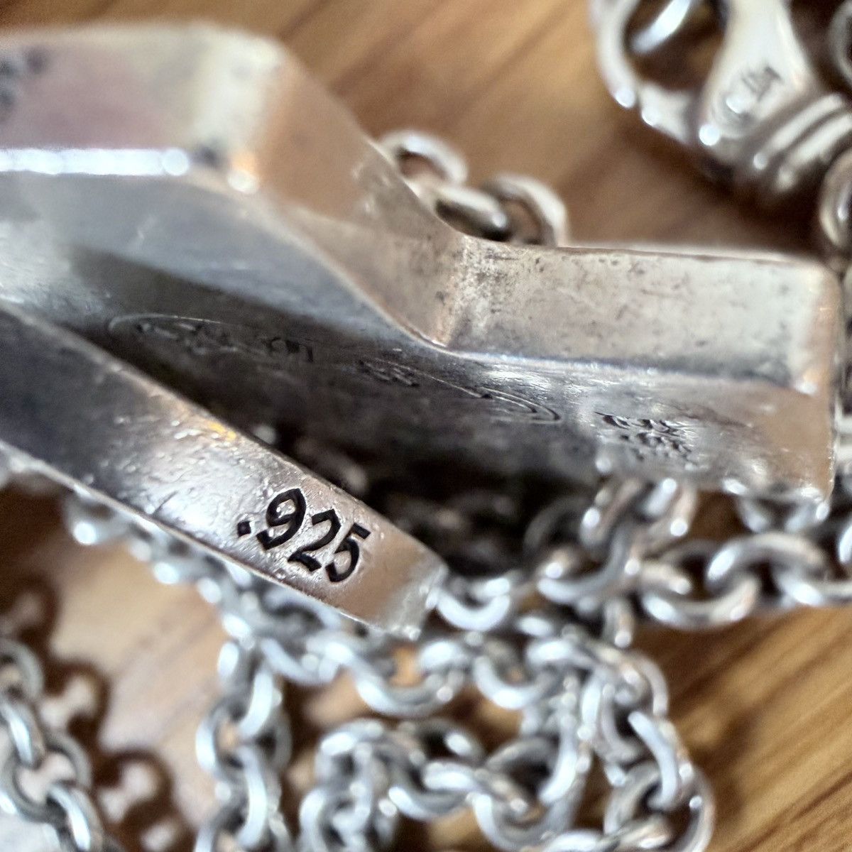 Chrome Hearts Chrome Hearts Three Trinkets Pavé Diamond Pendant & 24”chain Size ONE SIZE - 7 Thumbnail