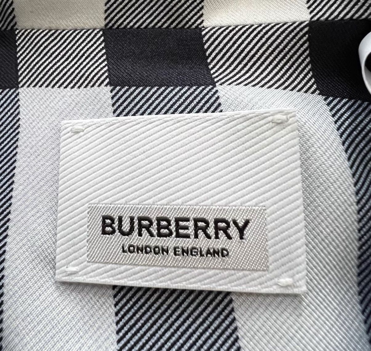 Burberry Burberry Light Blue Check Short-Sleeve Shirt J41 Size XS / US 0-2 / IT 36-38 - 4 Thumbnail
