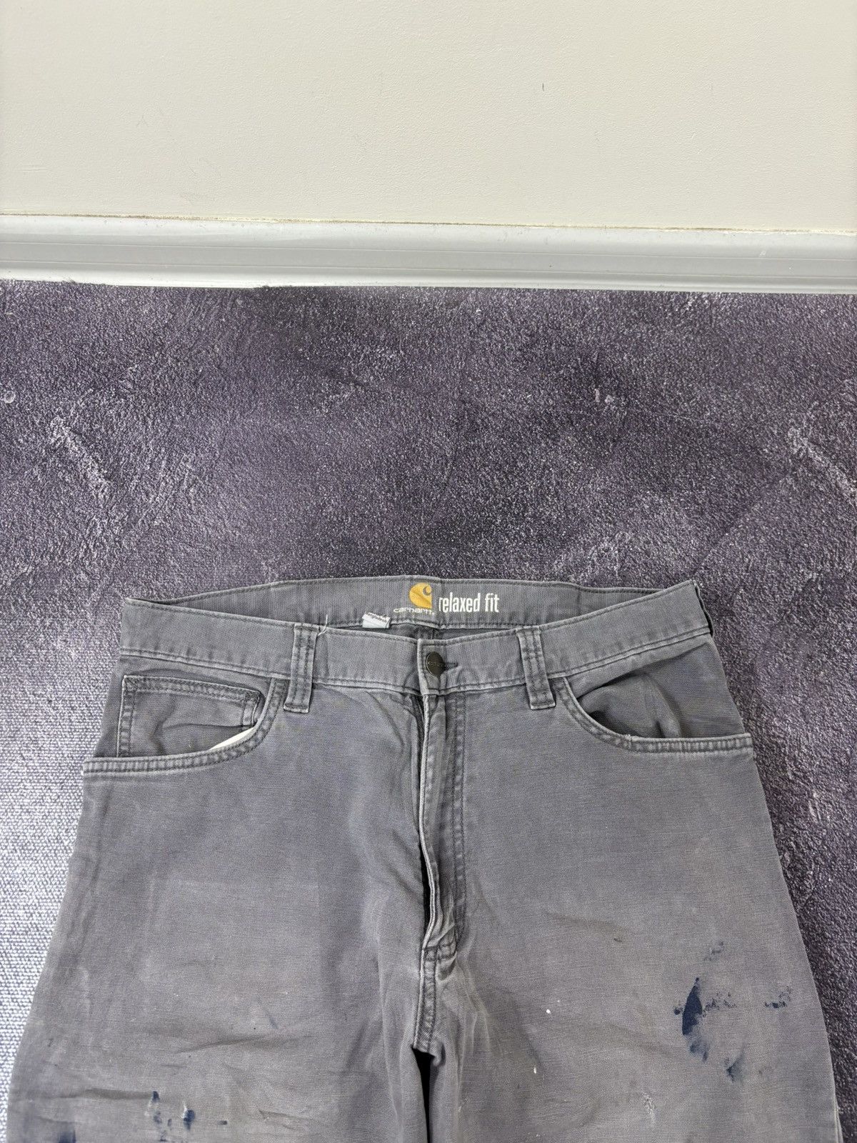 Carhartt Vintage Carhartt American Gray Y2K Work Hype Pants Jeans Size US 34 / EU 50 - 13 Thumbnail