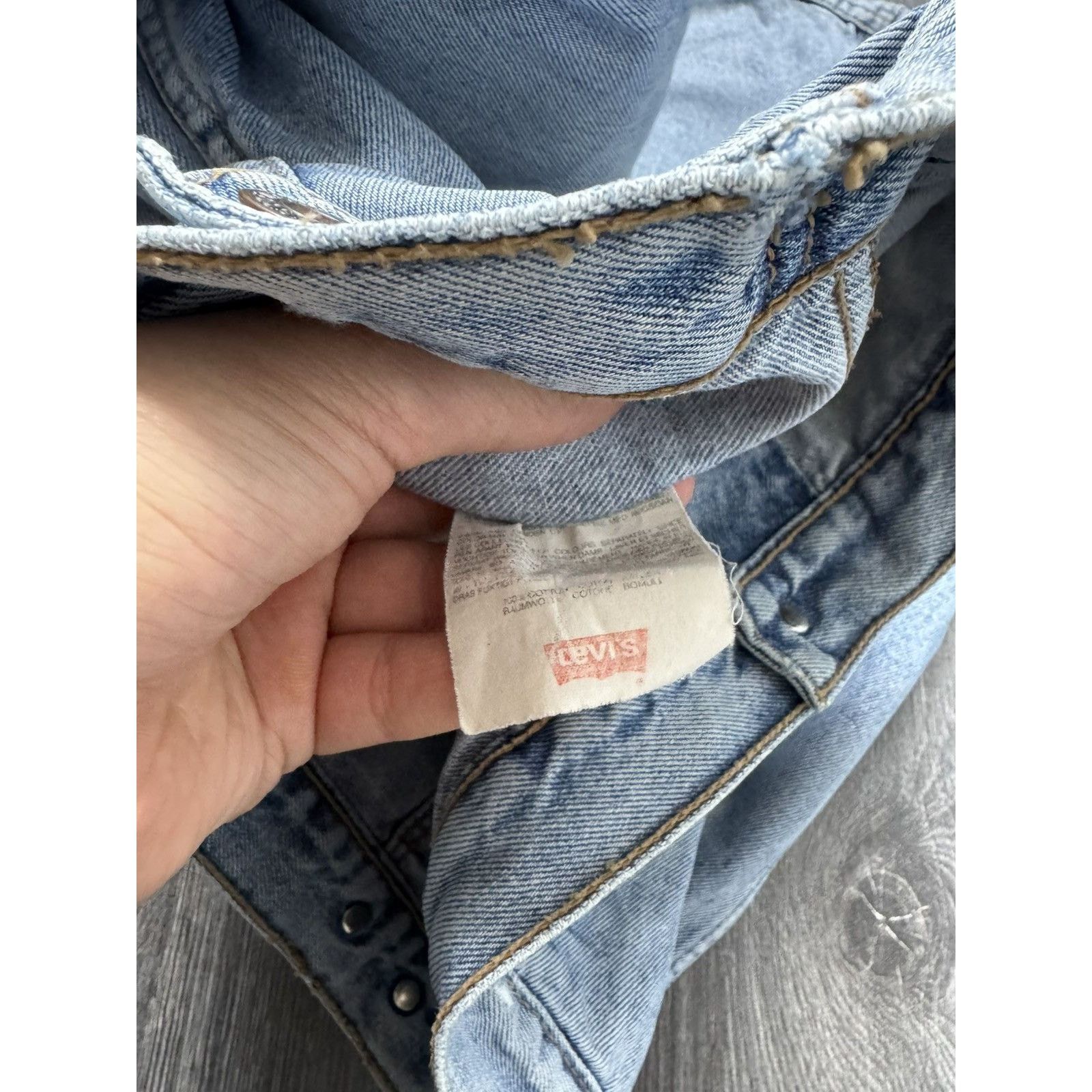 Levi's × Levi's Vintage Clothing × Vintage 89s Levi’s Vintage Denim Blue Jacket made in Yugoslavia Size US M / EU 48-50 / 2 - 9 Thumbnail