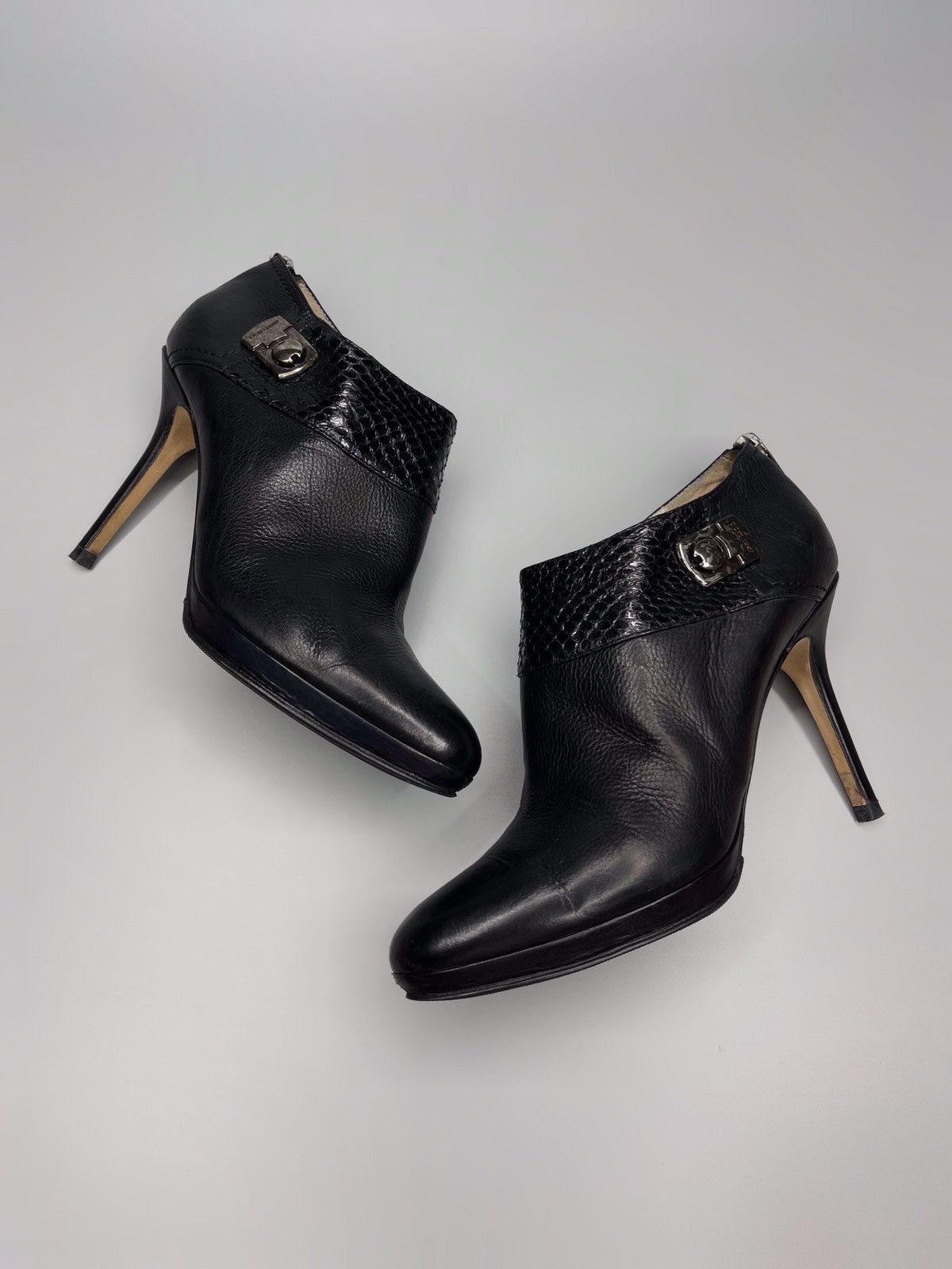 Jimmy Choo Jimmy Choo Leather Heels Size US 7.5 / IT 37.5 - 2 Thumbnail