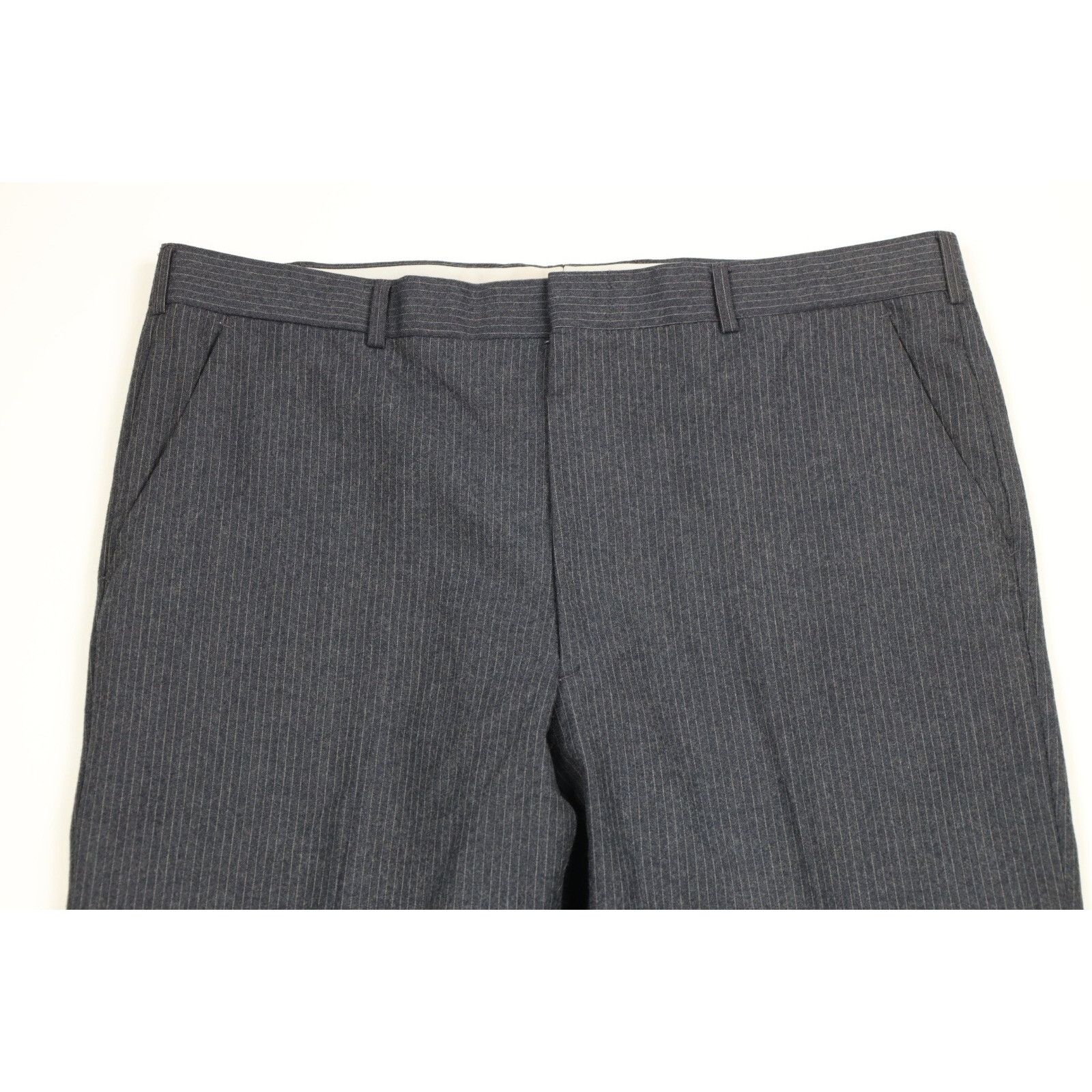 Vintage Vintage 70s Wool Pinstriped 3 Piece Suit Bell Bottoms Size 42R - 15 Thumbnail