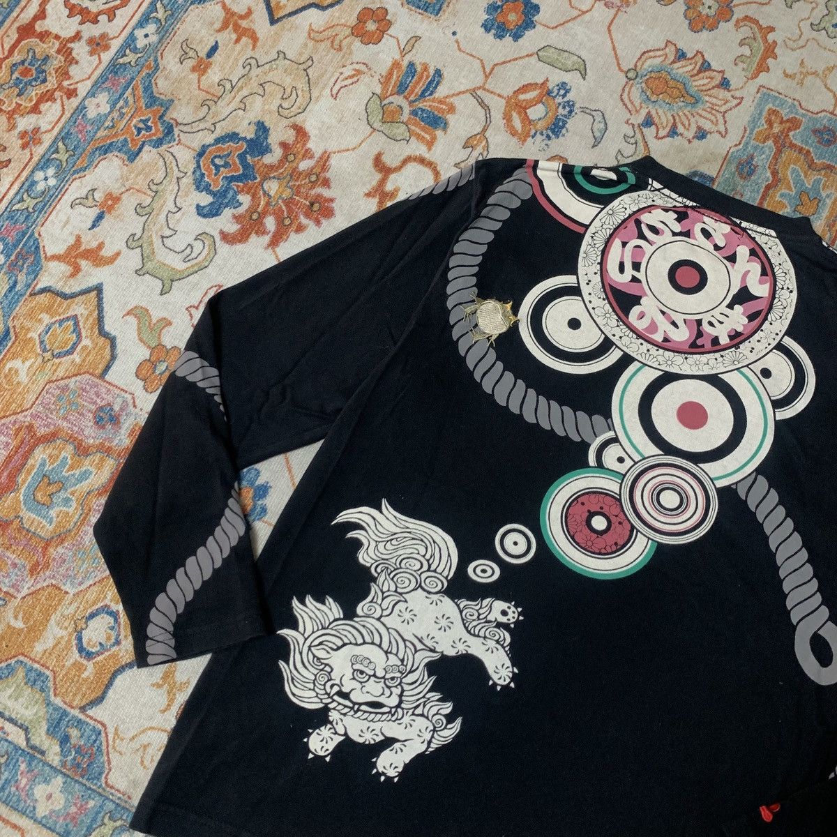 If Six Was Nine 2000s Japanese Graphic Long Sleeve Embroidery Vkeii Size US L / EU 52-54 / 3 - 8 Thumbnail