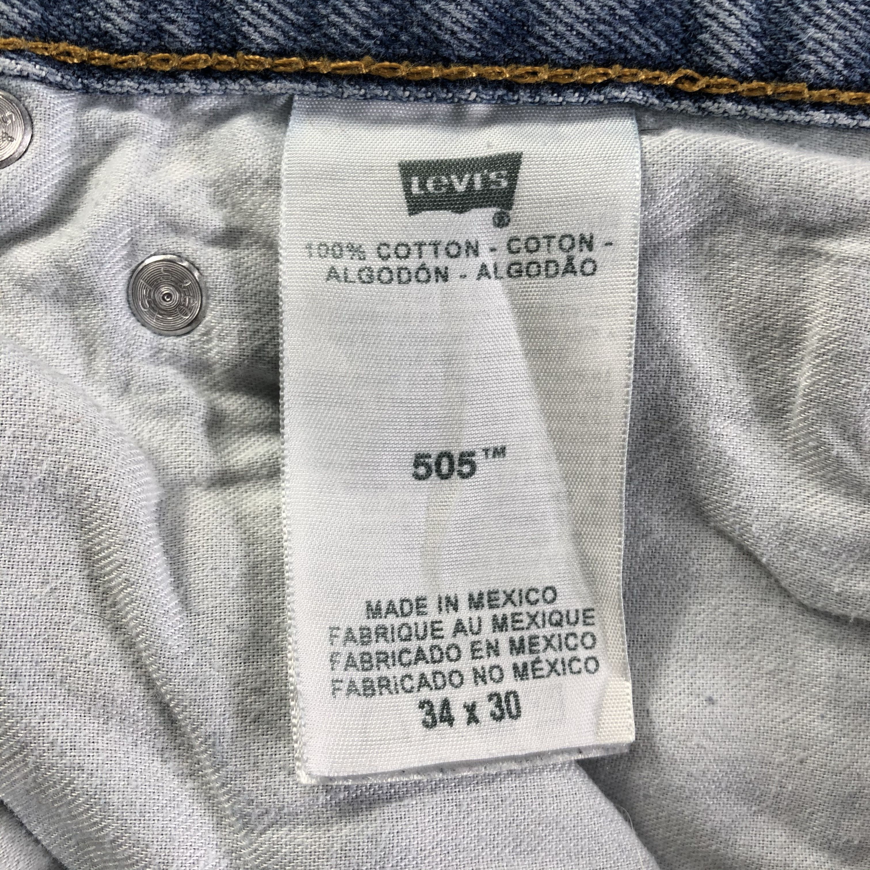 Levi's Vintage Levis 505 Jeans-J4285 Size US 34 / EU 50 - 10 Thumbnail