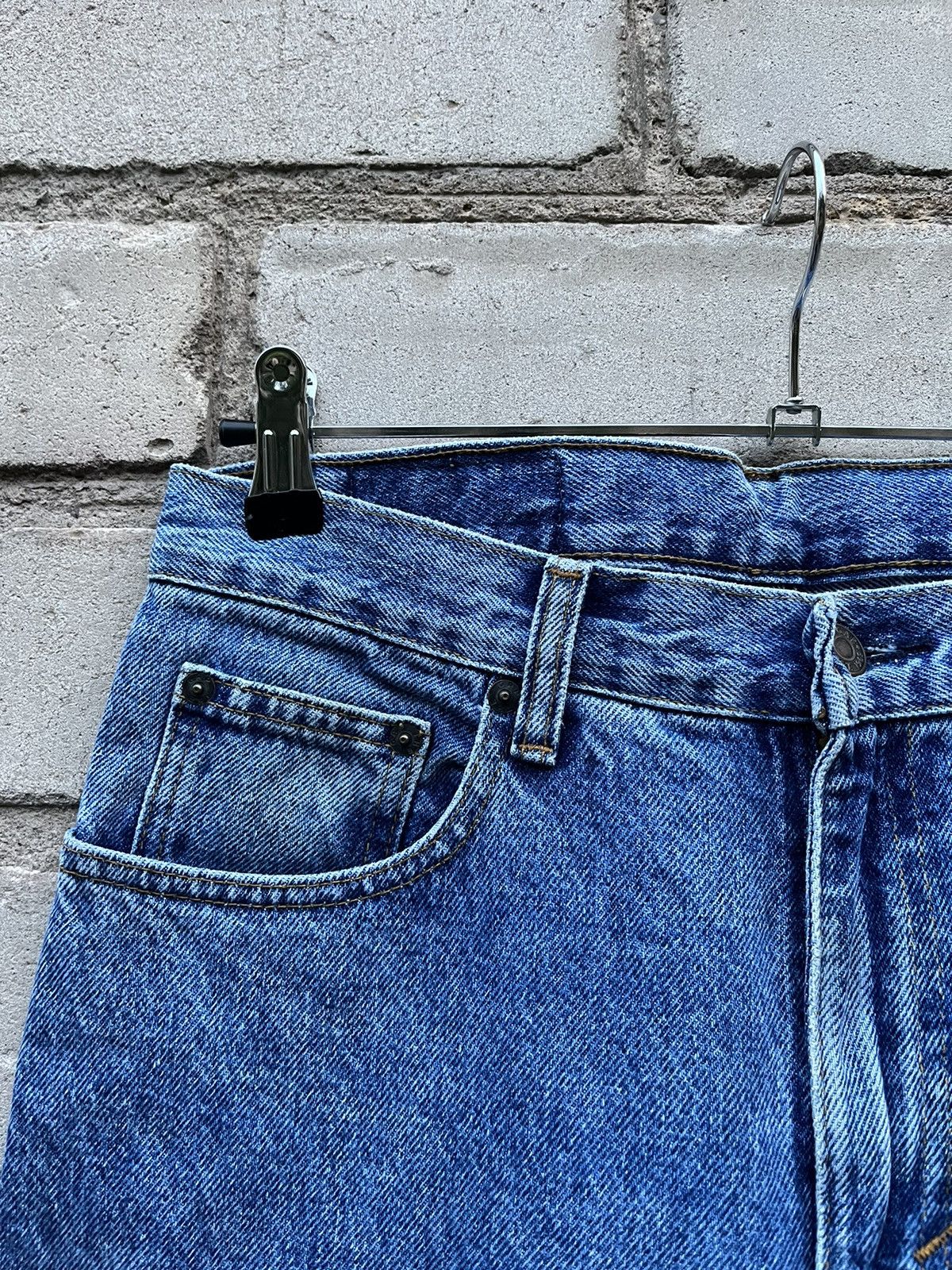 Gap Vintage 90s GAP Usa Made Blue Stone Washed Jeans Size 31 Size US 31 - 6 Thumbnail