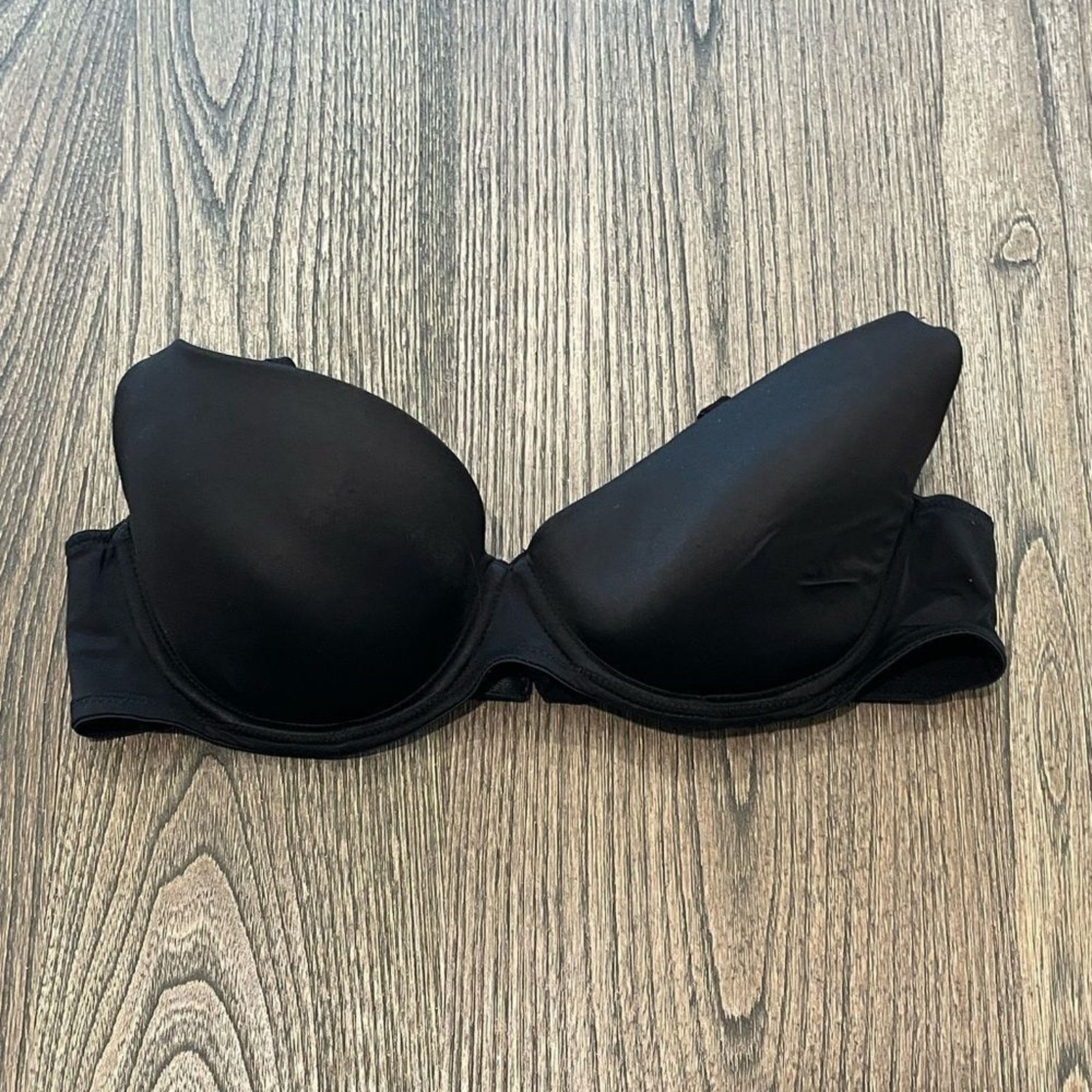 Vintage Victorias Secret PINK Black Push Up Bra - Size 34B Size ONE SIZE - 1 Thumbnail