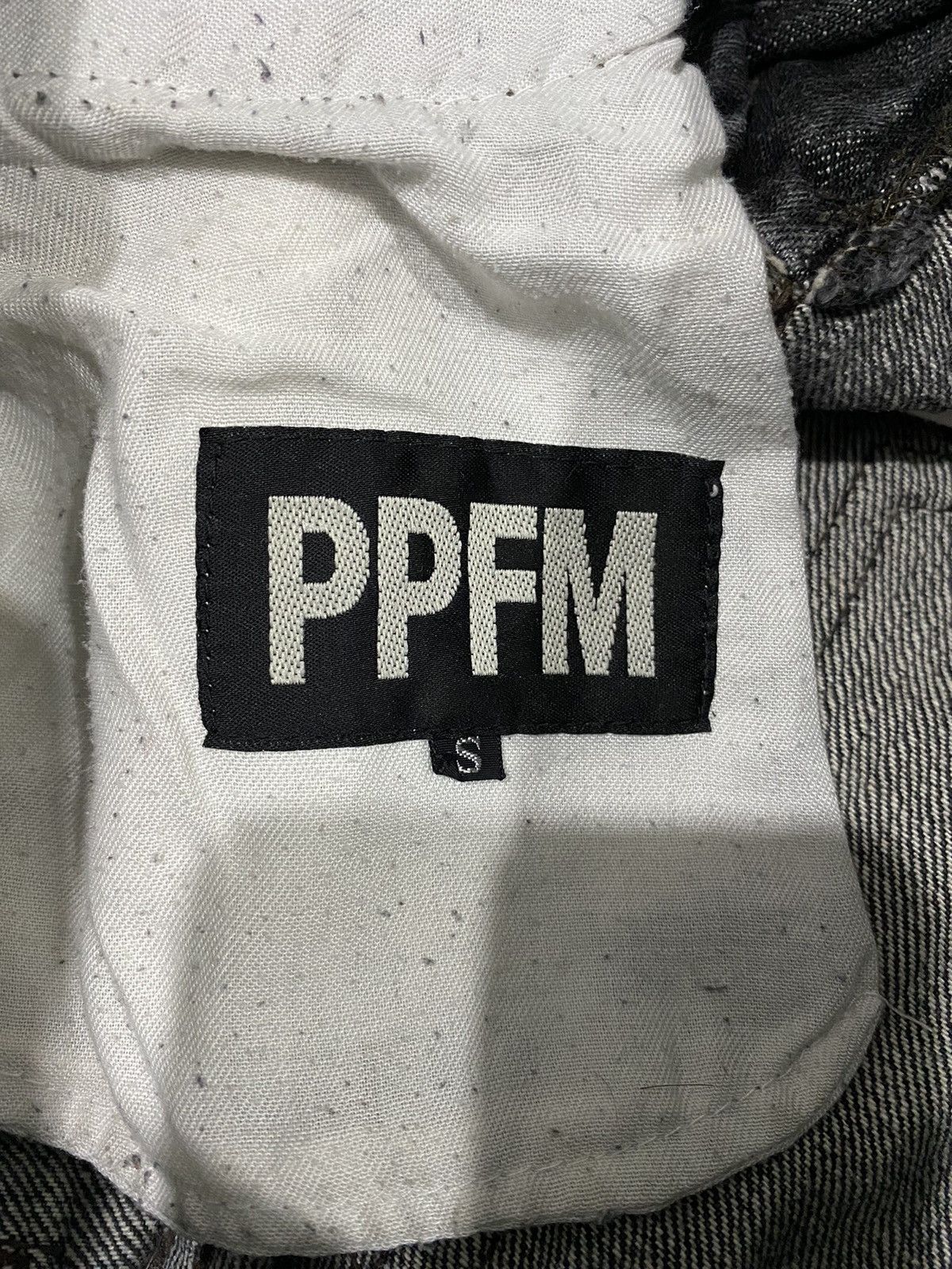 If Six Was Nine × Japanese Brand × PPFM PPFM LOWRISE DISTRESS DESIGN JEANS Size US 31 - 15 Thumbnail