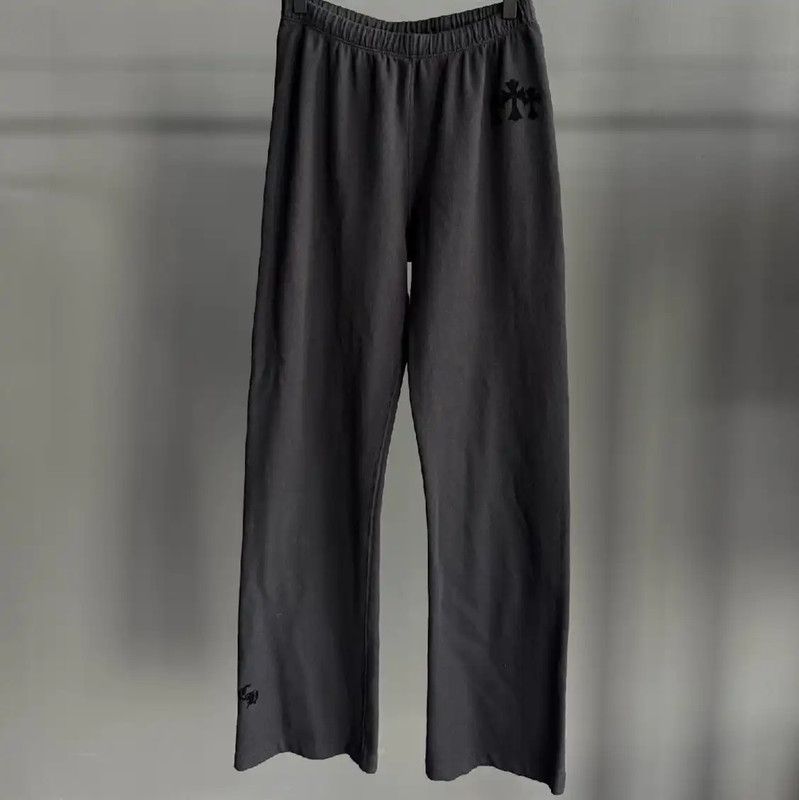 Chrome Hearts Chrome Hearts Black Cotton Logo Winter Pants 0089 Size 23" - 1 Thumbnail