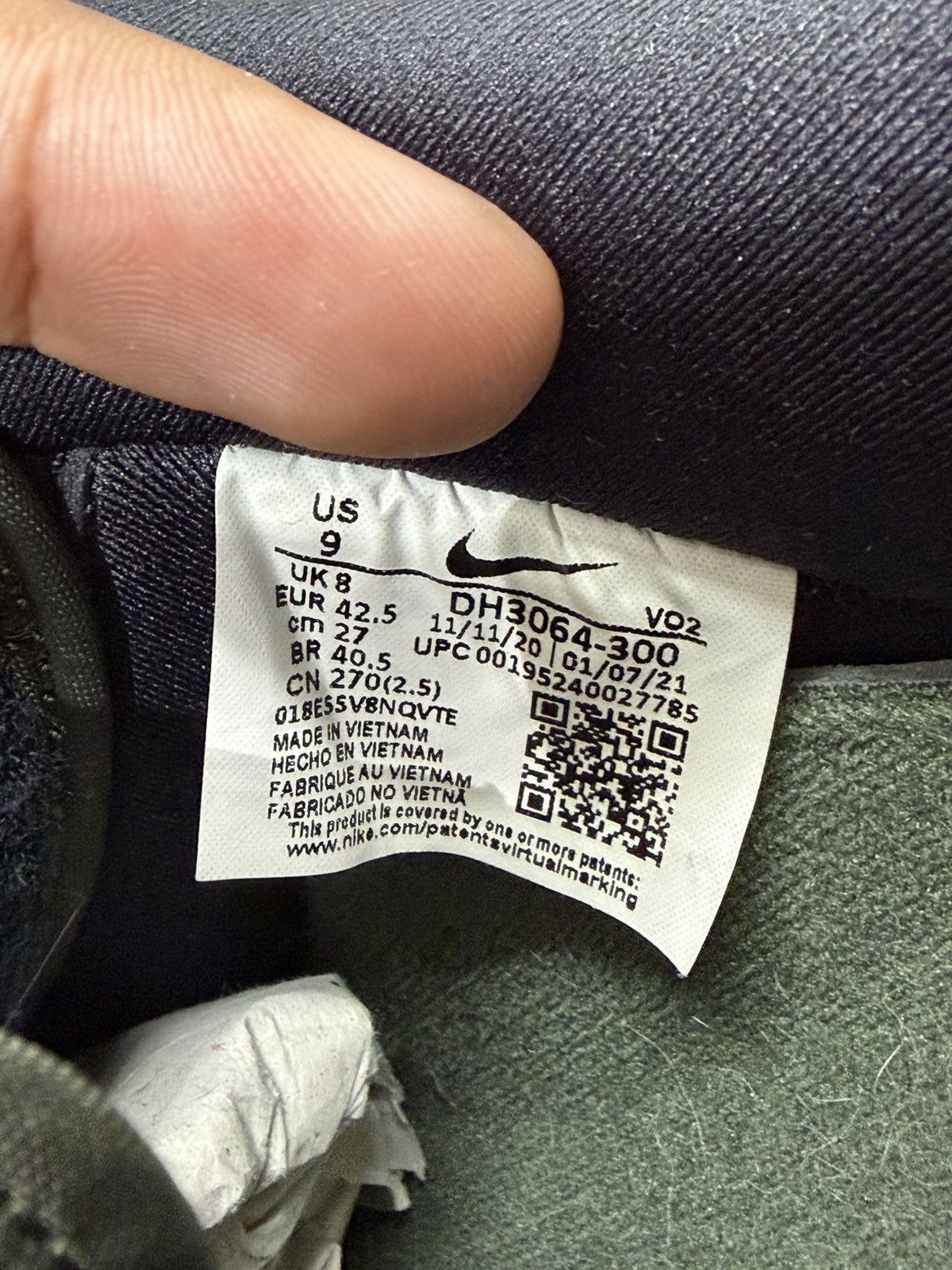 Nike × Undefeated Air Force 1 Low Undefeated Ballistic Size 9 (2021) Size US 9 / EU 42 - 10 Thumbnail