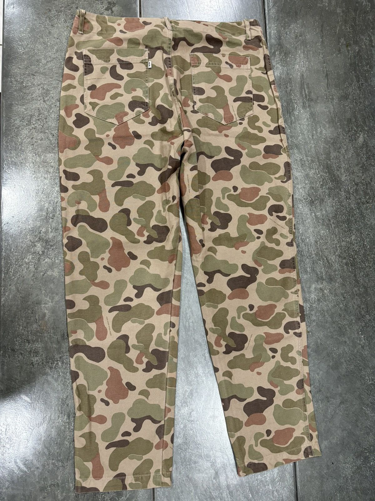Wood Wood Tan Camo Carpenter Pant Size US 32 / EU 48 - 2 Thumbnail