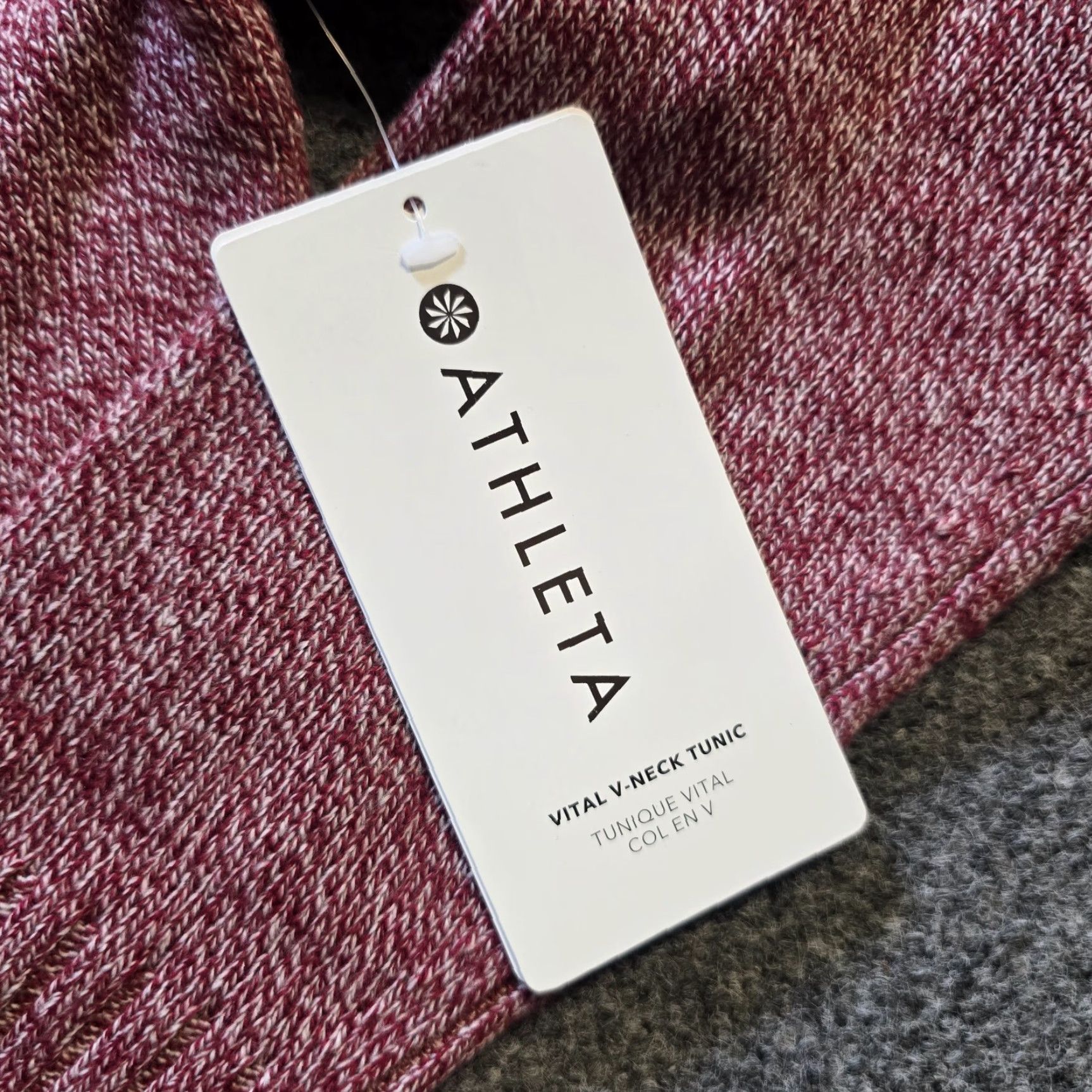 Athleta Athleta Sweater Women XXS Pink Vital V Neck Wool Cashmere Casual Comfort Pullover Long Sleeve Knit Size XXS / US 00 / IT 34 - 4 Thumbnail