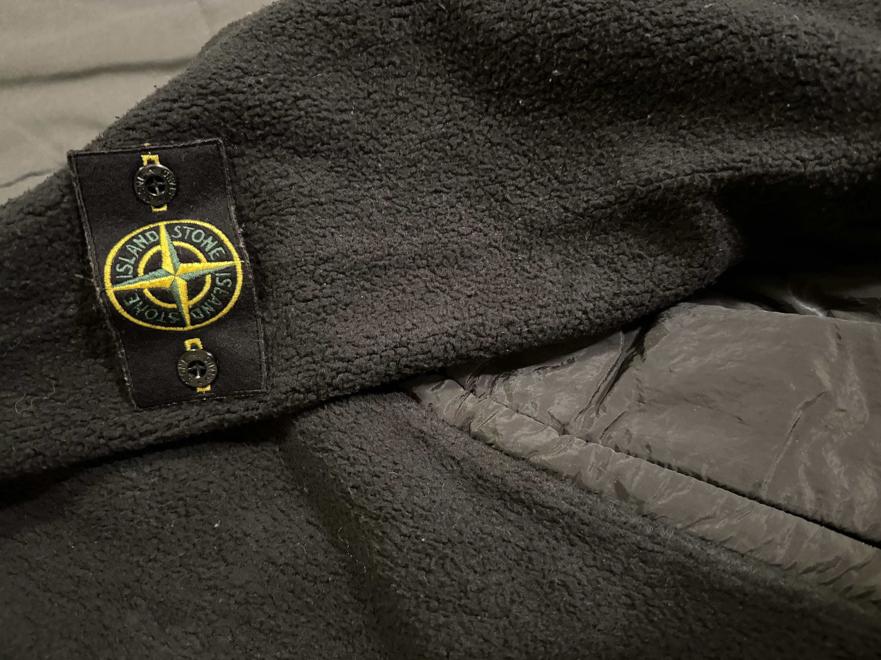 Stone Island Stone Island Fleece Hoodie w/ Nylon Metal Paneling 671564038 Size US XL / EU 56 / 4 - 4 Thumbnail