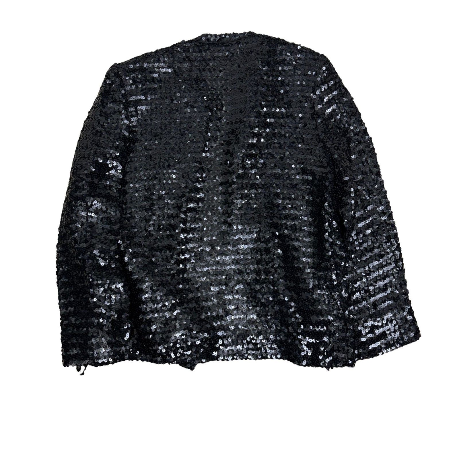 Neiman Marcus Vintage 80s Neiman Marcus Sequins Jacket Retro Blazer Medium Size M / US 6-8 / IT 42-44 - 4 Thumbnail