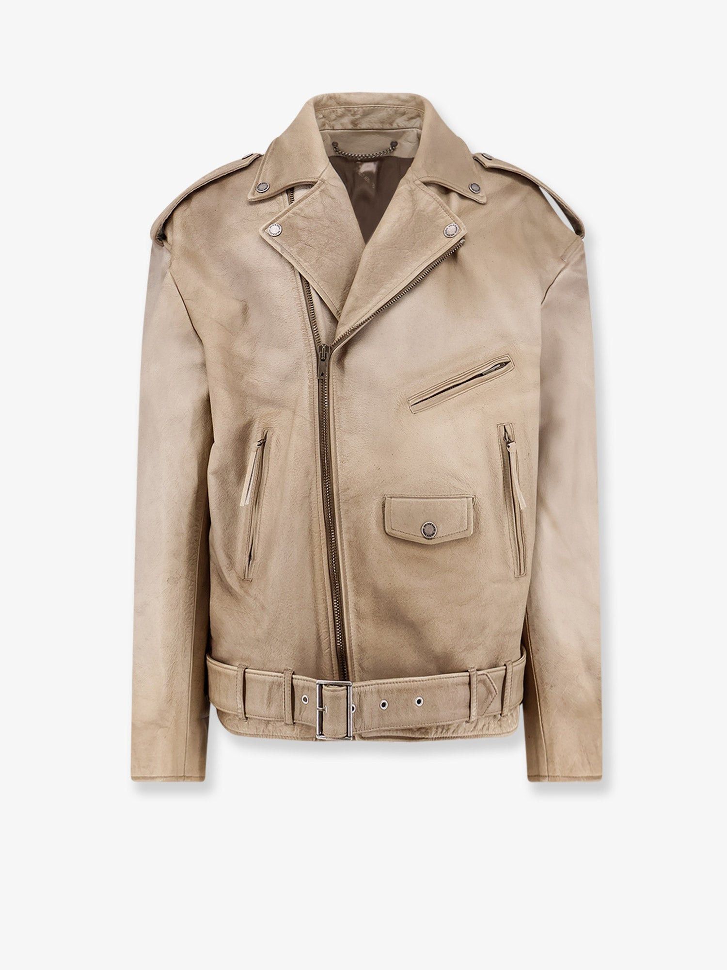 Golden Goose Phoebe Over Leather Jacket Size US L / EU 52-54 / 3 - 1 Thumbnail