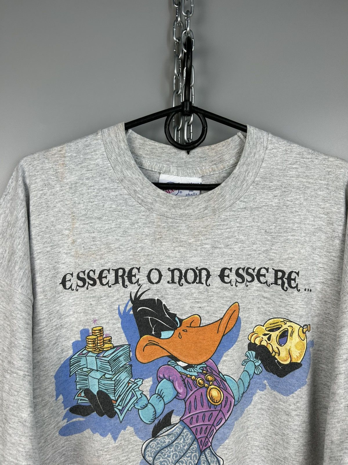 Vintage 1995 Daffy Duck Looney Tunes T Shirt Vintage Size US XL / EU 56 / 4 - 2 Thumbnail