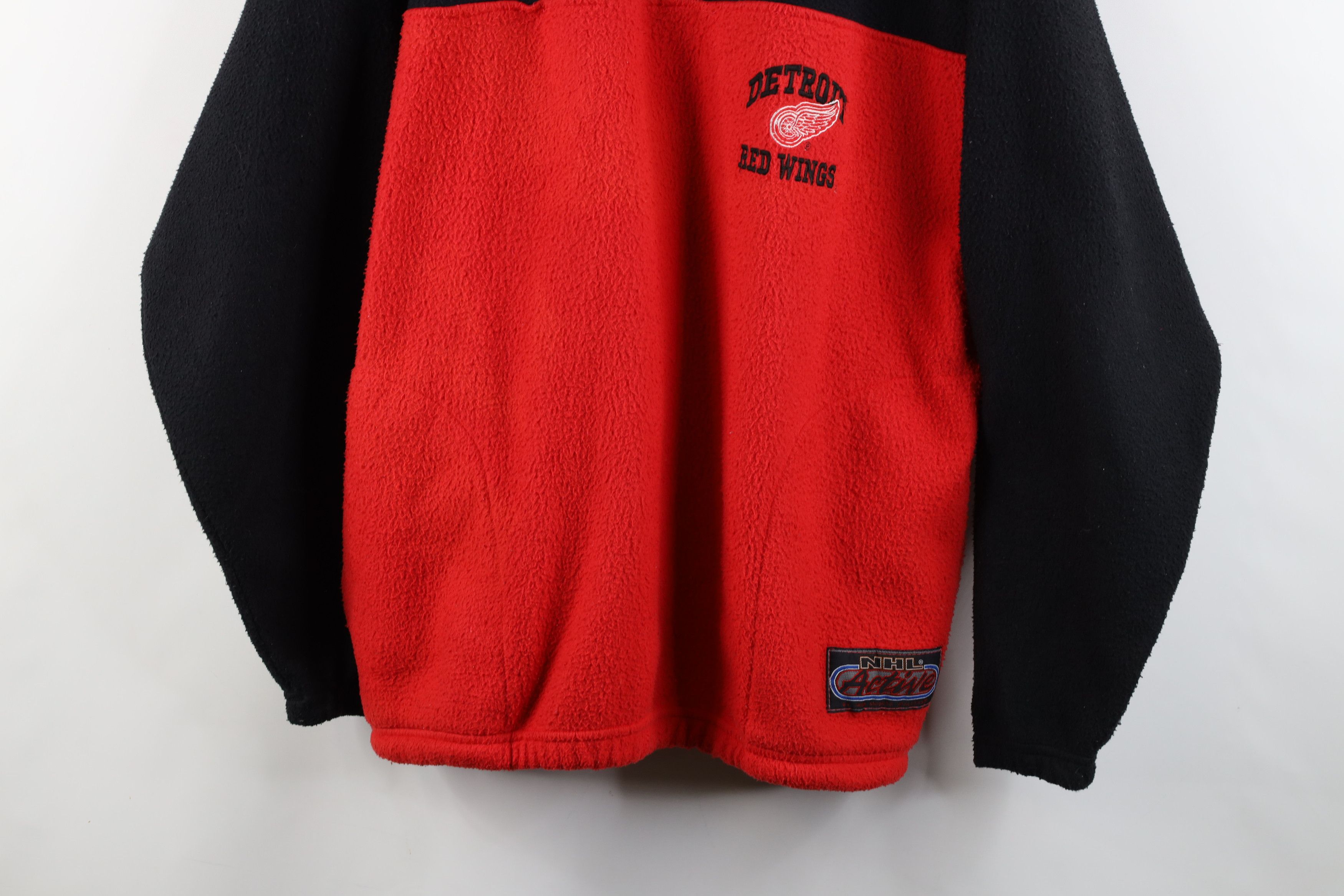 Vintage Vintage 90s Hockey Half Zip Fleece Pullover Sweater Size US M / EU 48-50 / 2 - 3 Thumbnail