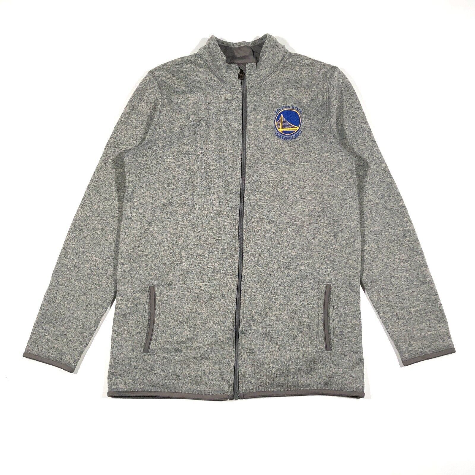 NBA × Vintage Golden State Warriors NBA Full Zip Fleece Sweater Youth XL Size XL / US 12-14 / IT 48-50 - 1 Thumbnail