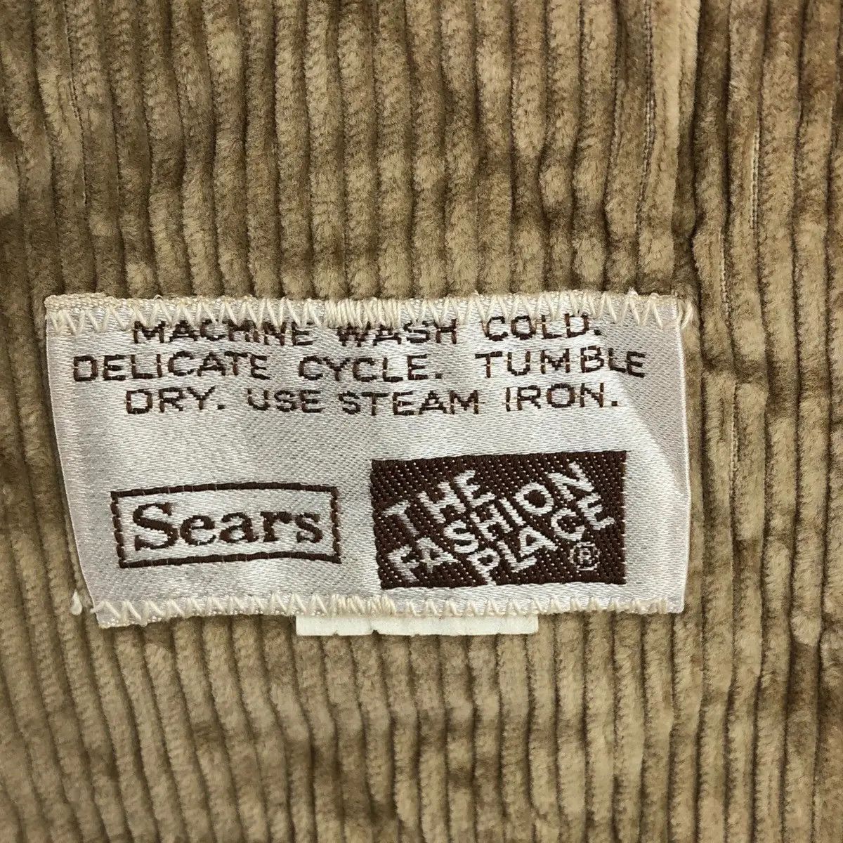 Sears Vintage 80’ SEARS USA Velvet Corduroy Denim Jeans Jacket Size US S / EU 44-46 / 1 - 4 Thumbnail