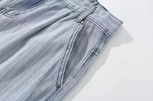 Japanese Brand 21SS Indigo Union Japan Blue Striped Denim Pants Size US 32 / EU 48 - 4 Thumbnail