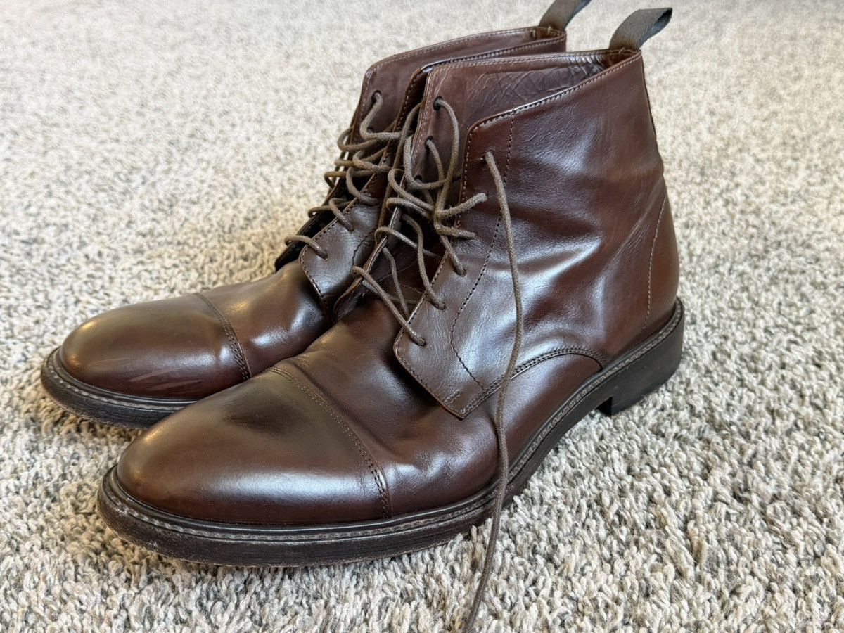 Paul Smith Leather Cap Toe Boots Men main image 2