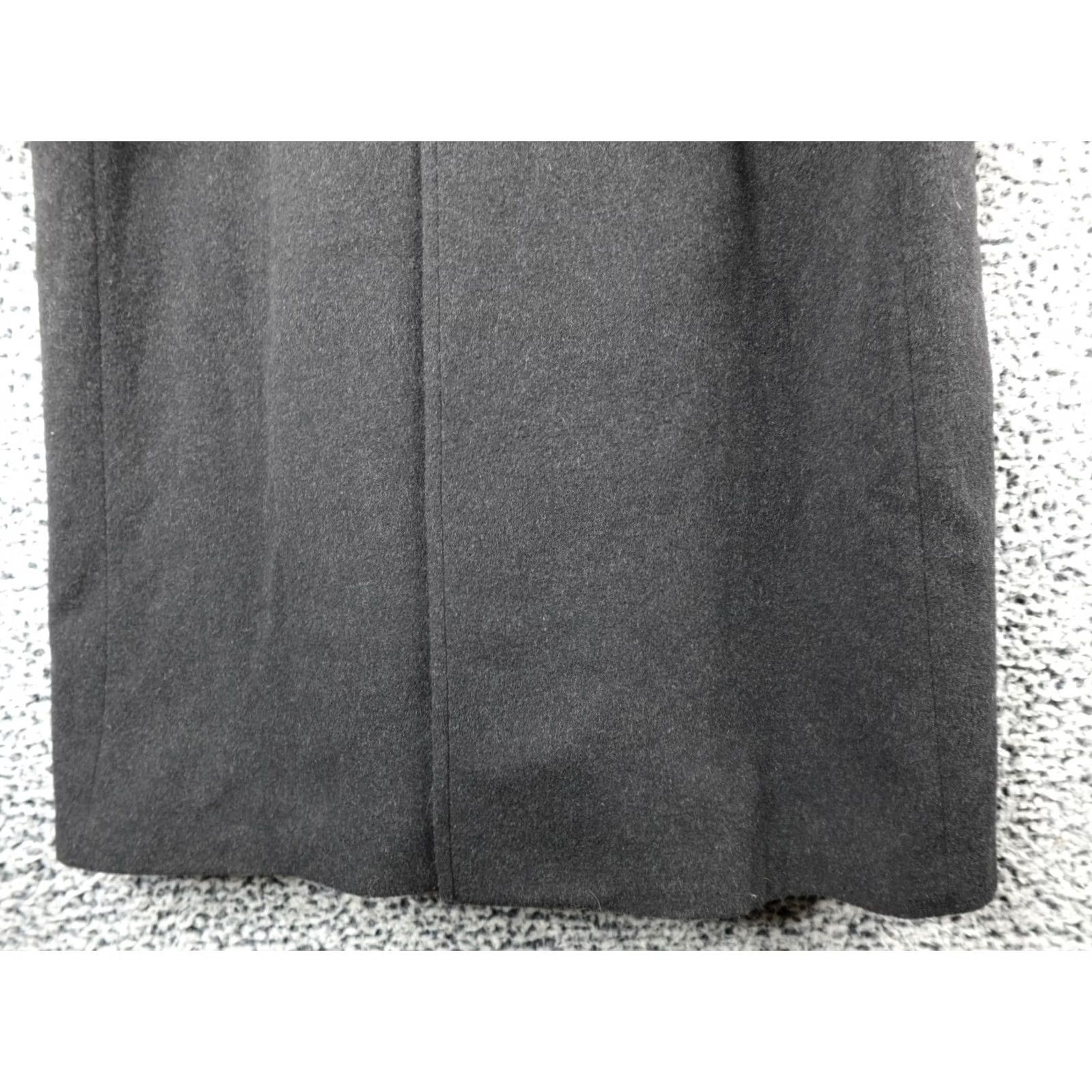 Vintage VINTAGE Christian Aujard Overcoat Coat Long Black 44L Cashmere Blend Wool Lined Button Chest 44 in Mens Size US L / EU 52-54 / 3 - 6 Thumbnail