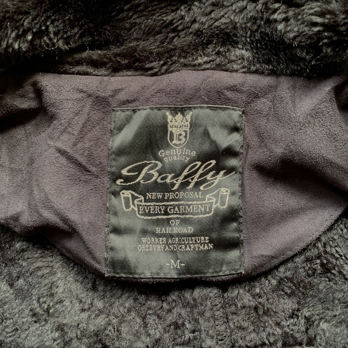 14th Addiction Baffy Faux Fur LGB Ifsix GOA KMRII Sherpa Jacket Size US M / EU 48-50 / 2 - 7 Thumbnail