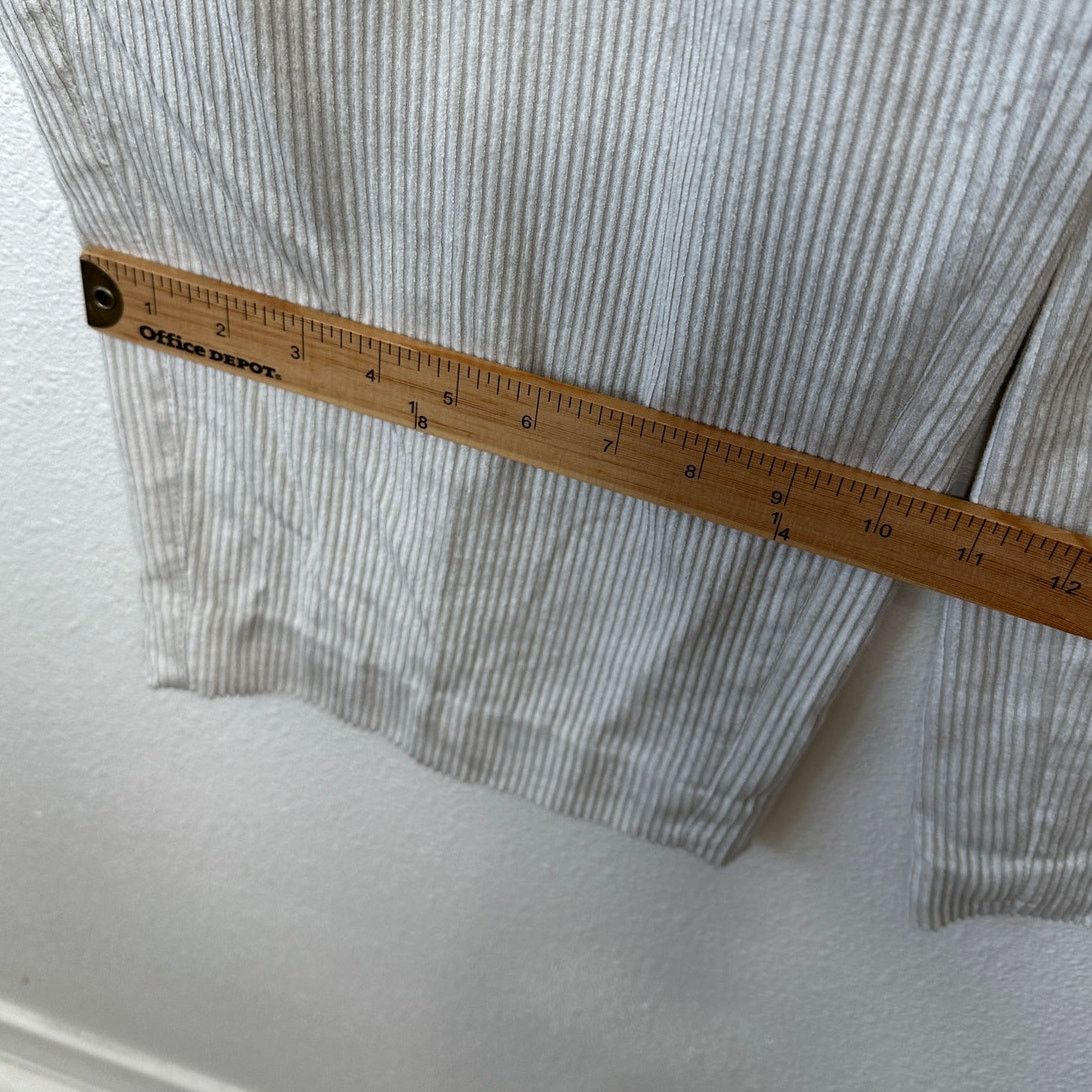 Brunello Cucinelli NWT Brunello Cucinelli Sand Beige Pleated Corduroy Pant 12 Size 34" / US 12 / IT 48 - 22 Thumbnail