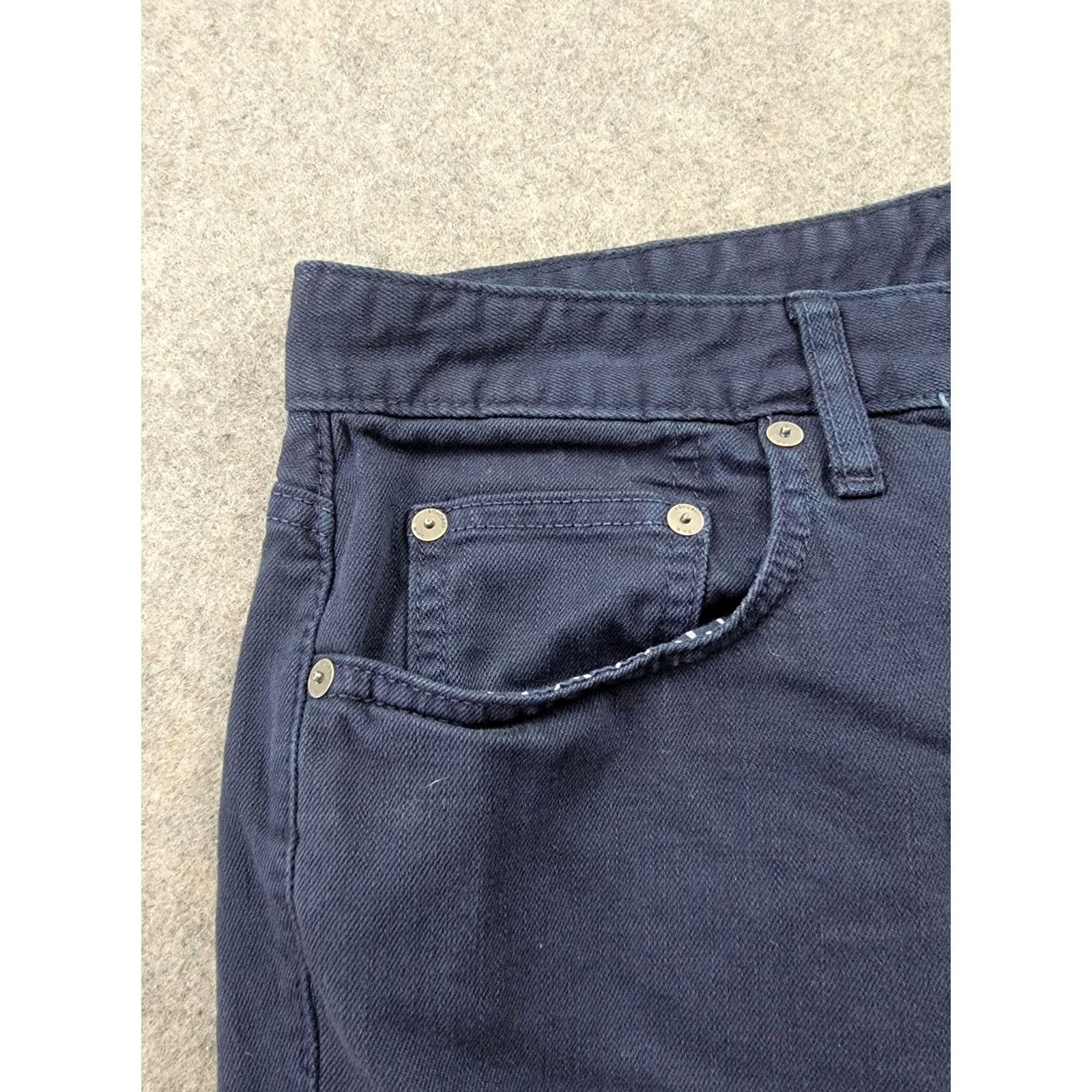 Bonobos Bonobos Jeans Mens 33x30 98 Cotton Spandex Blue Athletic Stretch Straight Leg 5-Pocket Design Regular Vintage: No Size US 33 - 2 Thumbnail