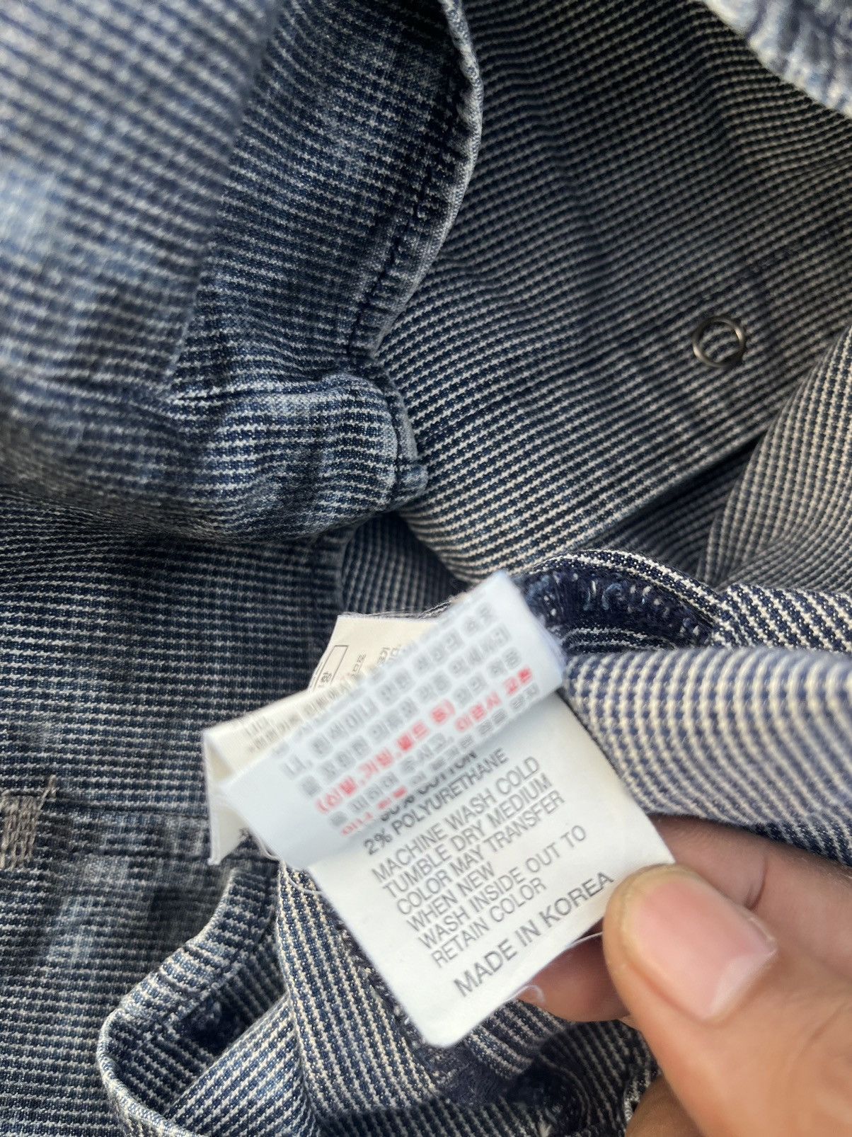 Japanese Brand Buckaroo Washed Denim Shirt Vintage Size US L / EU 52-54 / 3 - 5 Thumbnail
