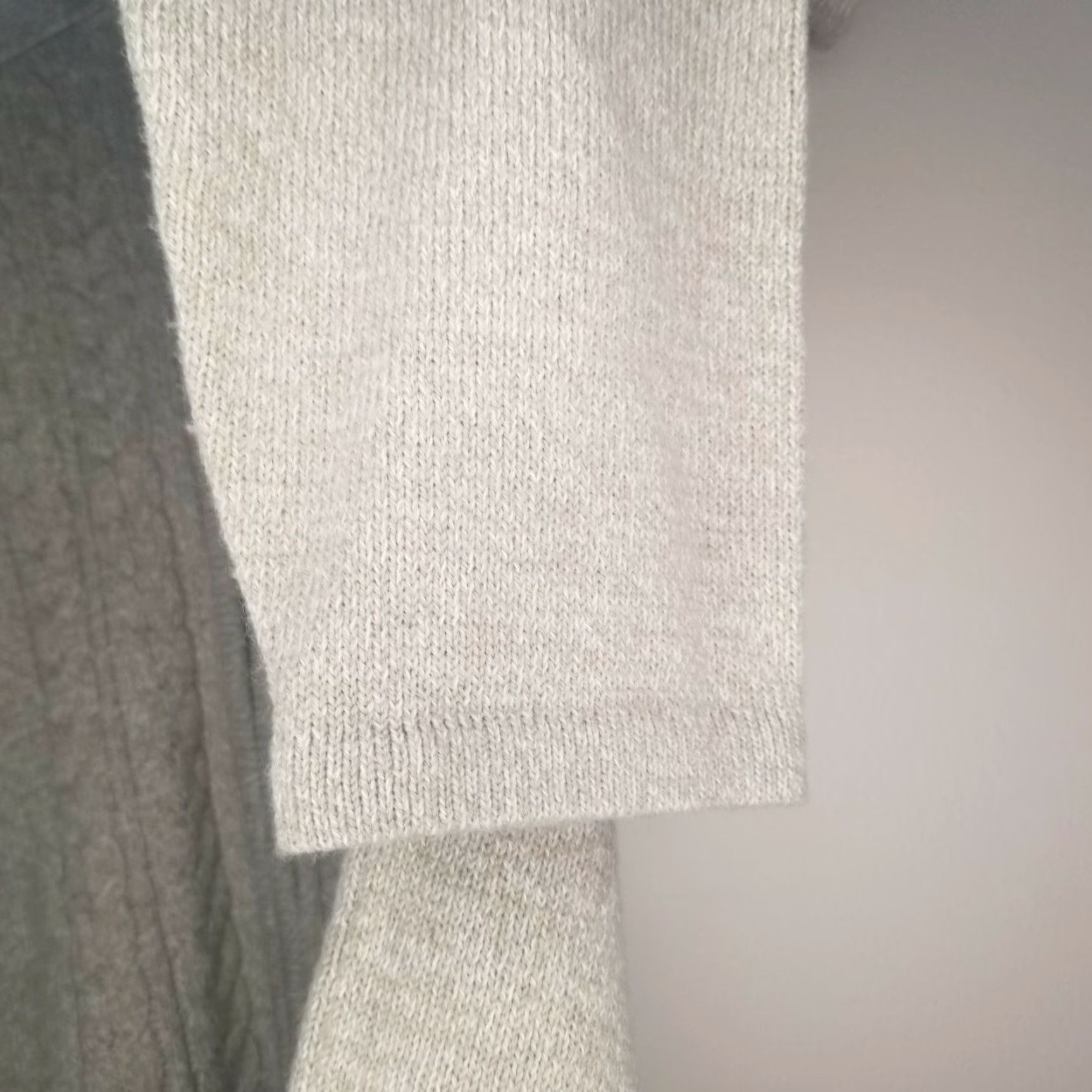 Vintage ALLISON DALey Full Zip Sweater Women Beige 2X Long Sleeve Plus Size Women Mens? Size XXL / US 16-18 / IT 52-54 - 3 Thumbnail