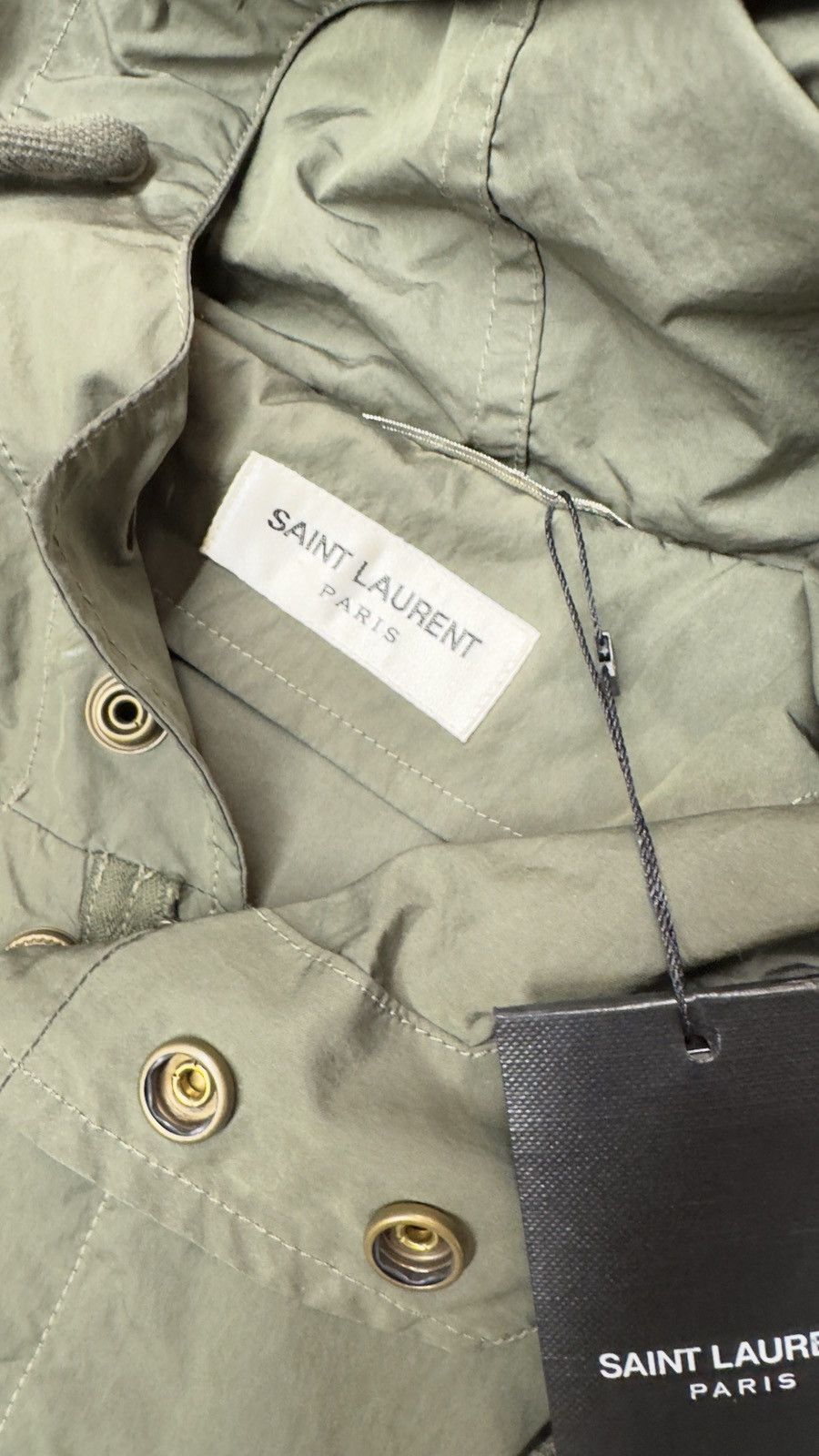 Hedi Slimane × Saint Laurent Paris Saint Laurent Paris Military Green Jacket Size 44 Size US S / EU 44-46 / 1 - 6 Thumbnail
