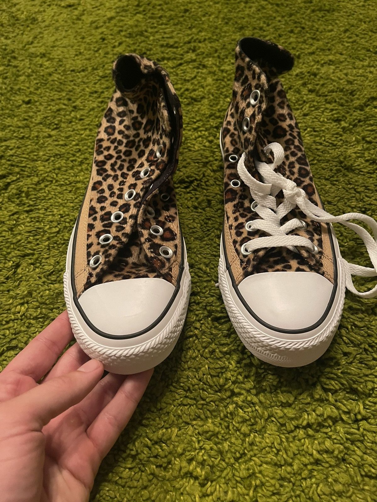 Converse × Designer Converse NWT leopard pattern sneakers Size US 7.5 / IT 37.5 - 4 Thumbnail