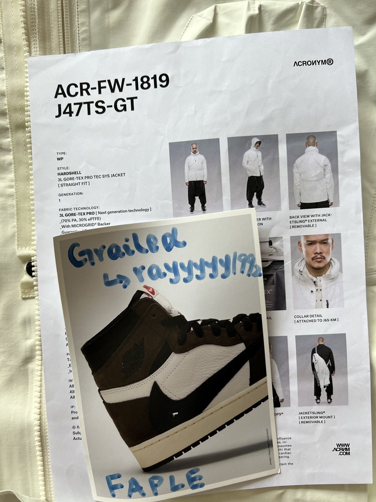 Acronym × Errolson Hugh Acronym J47TS-GT-WHT Size US M / EU 48-50 / 2 - 10 Thumbnail
