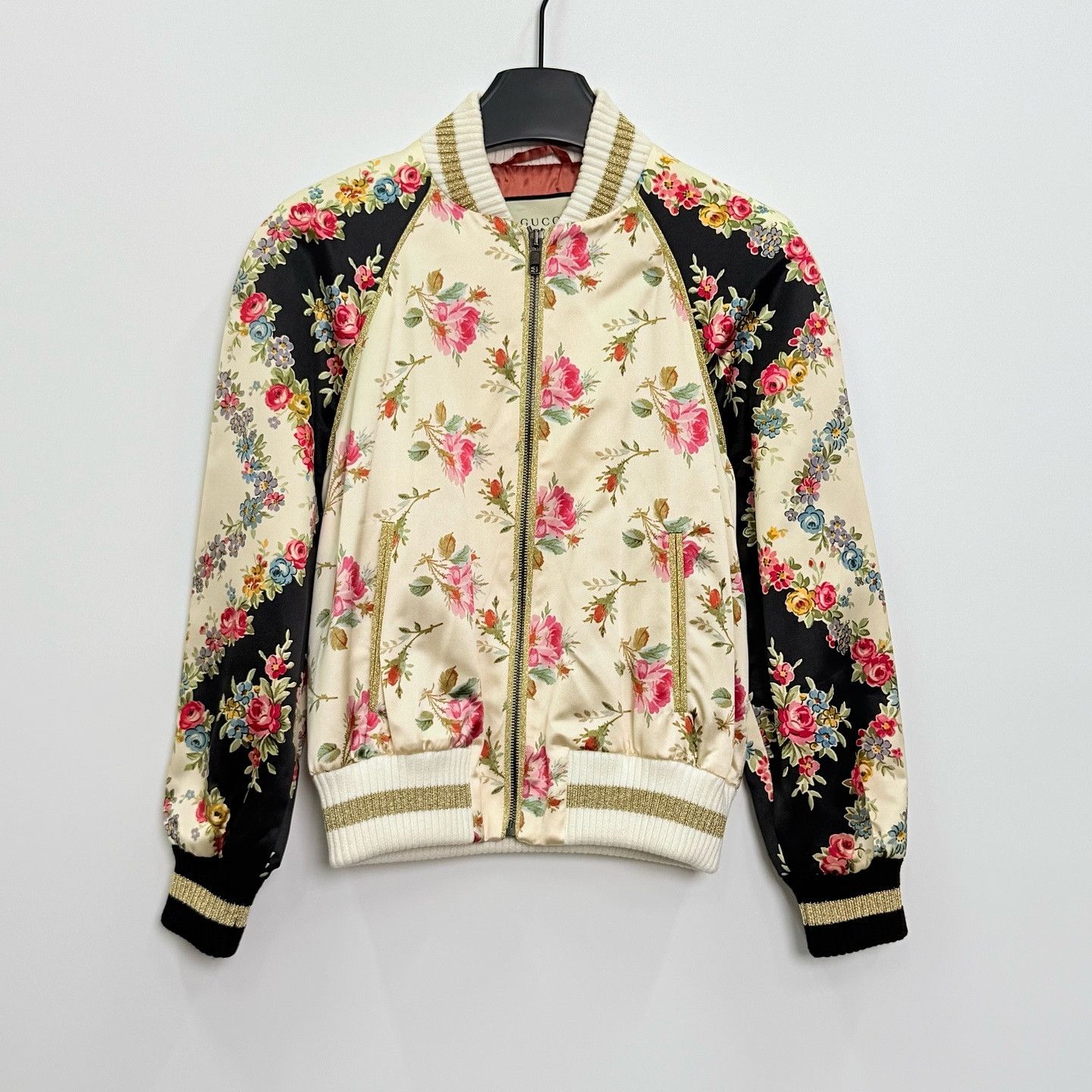 Gucci Gucci Floral Guccification Bomber Jacket Size 38 Size XS / US 0-2 / IT 36-38 - 1 Thumbnail