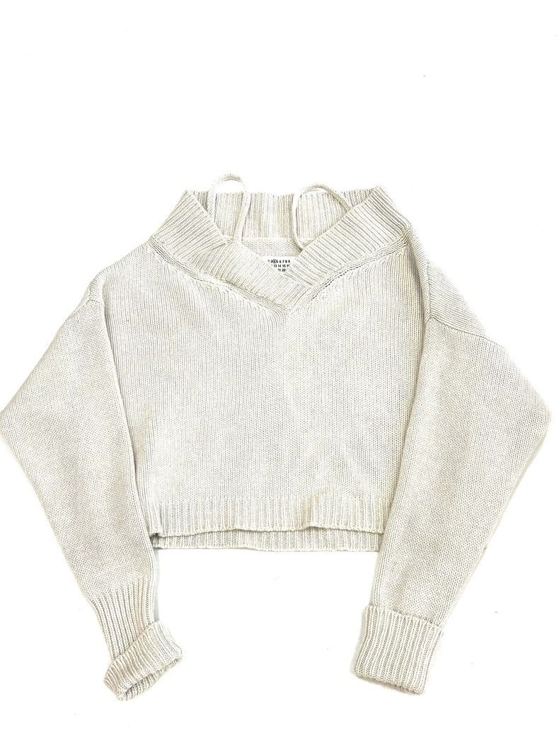 Maison Margiela Maison Margiela Silhouette V-neck sweater Size XS / US 0-2 / IT 36-38 - 1 Thumbnail