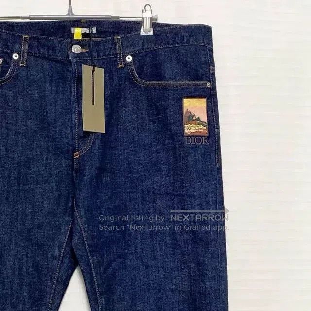 Dior Dior Landscape Embroidered Jeans. Size US 36 / EU 52 - 3 Thumbnail