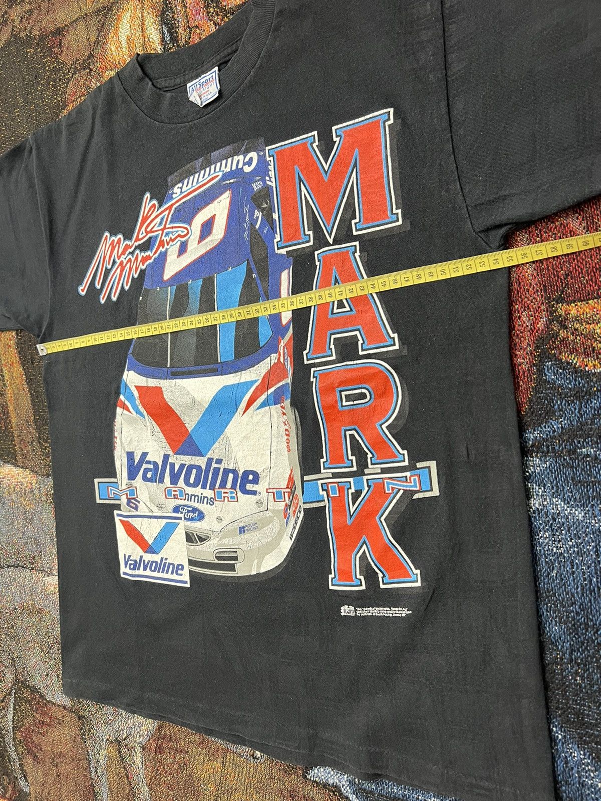 NASCAR Vintage NASCAR Mark Martin Valvoline Tonal AOP Tee Size US L / EU 52-54 / 3 - 8 Thumbnail