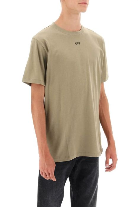 Off-White o1s22i1n1023 T-Shirt in Khaki | Grailed