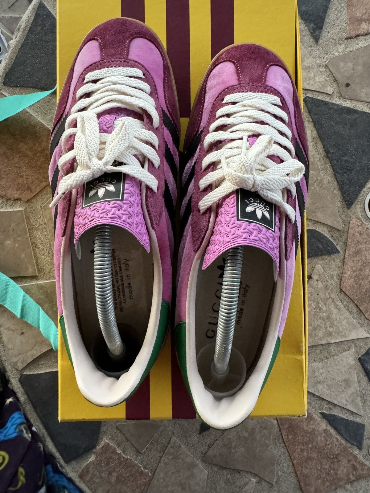 Adidas × Gucci Gucci x Adidas Gazelle Size US 8.5 / EU 41-42 - 2 Thumbnail