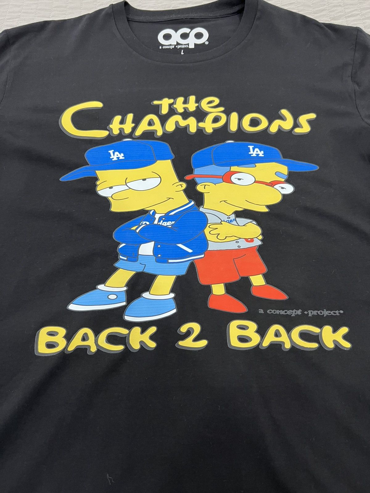 Other Dodgers x Simpsons Back 2 Back Championship Tee Shirt Large Size US L / EU 52-54 / 3 - 1 Thumbnail