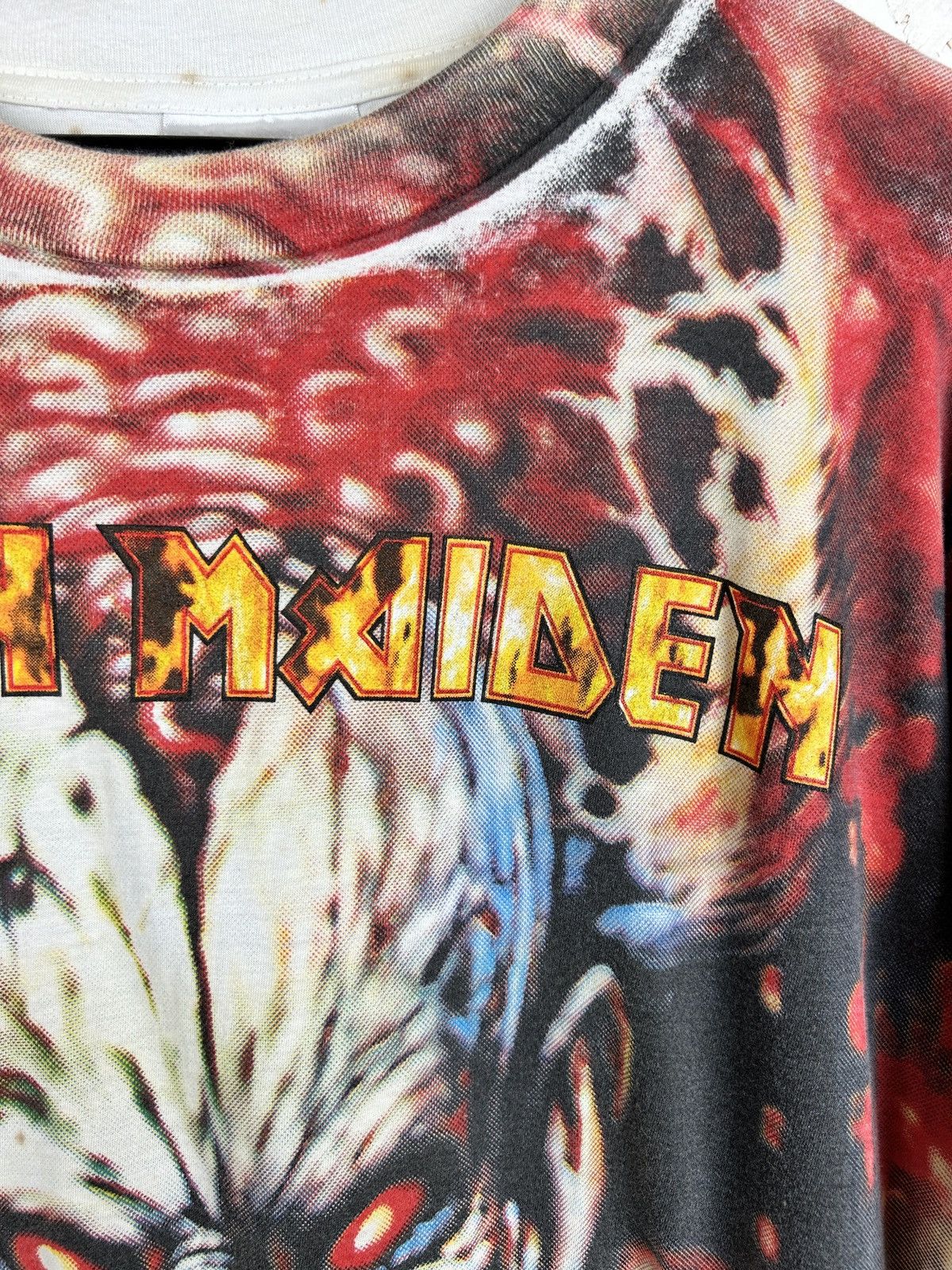Band Tees 90s Iron Maiden Virtual 1998 Rare AOP Metal T-Shirt XL Size US XL / EU 56 / 4 - 3 Thumbnail