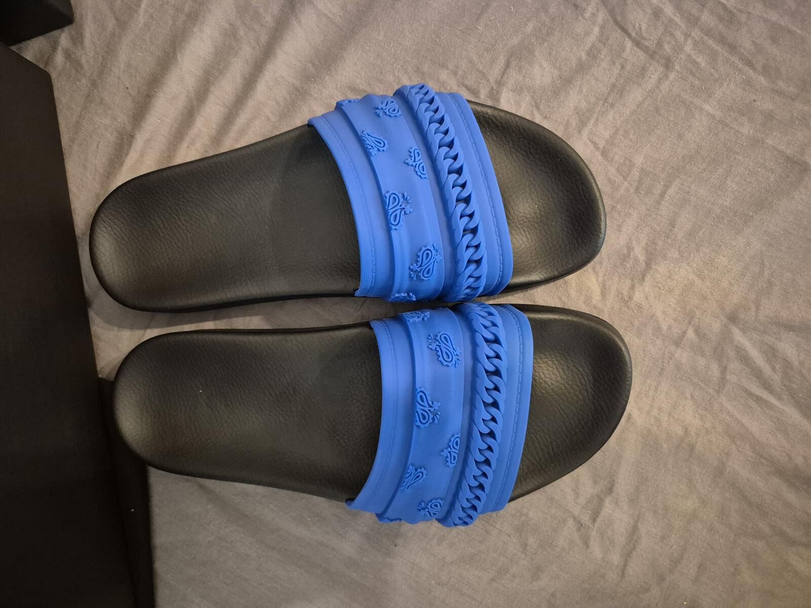 Amiri Amiri Bandana Chain Mold Pool Slides Size US 8 Mens Size US 7 / EU 40 - 1 Thumbnail