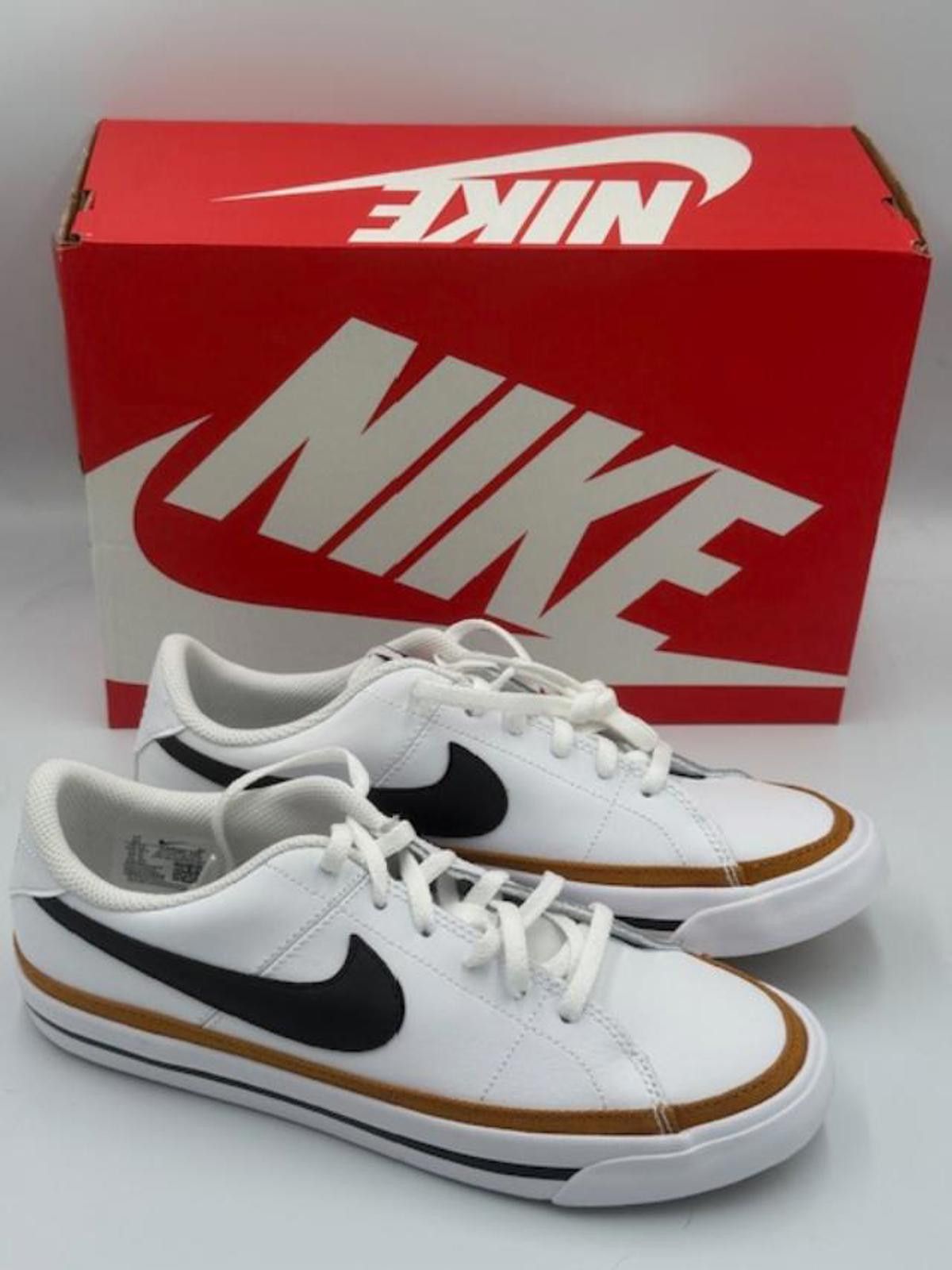 Nike Nike Court Legacy 2 Retro White Black Sneakers Size 6Y Size US 6 / EU 39 - 2 Thumbnail