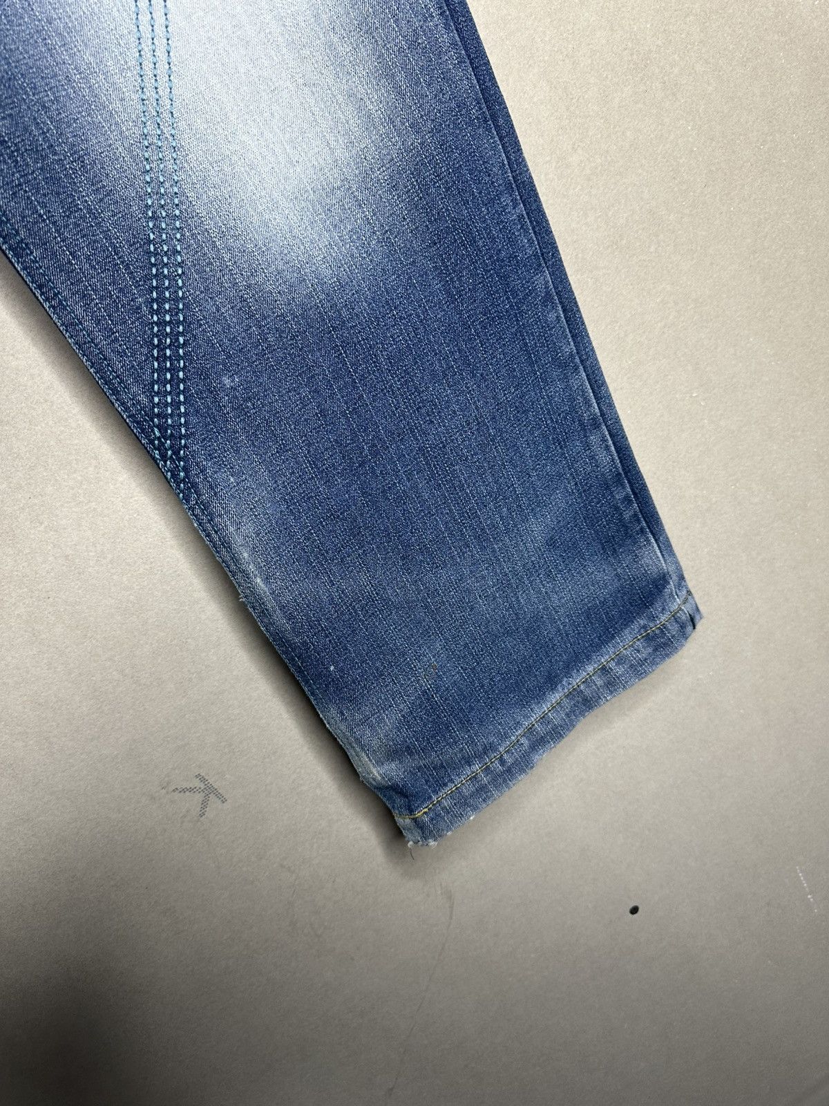 Vintage 32/32 Raw Blue Rap Hip Hop Jeans Punk Rarest Denim Pants Size US 32 / EU 48 - 11 Thumbnail