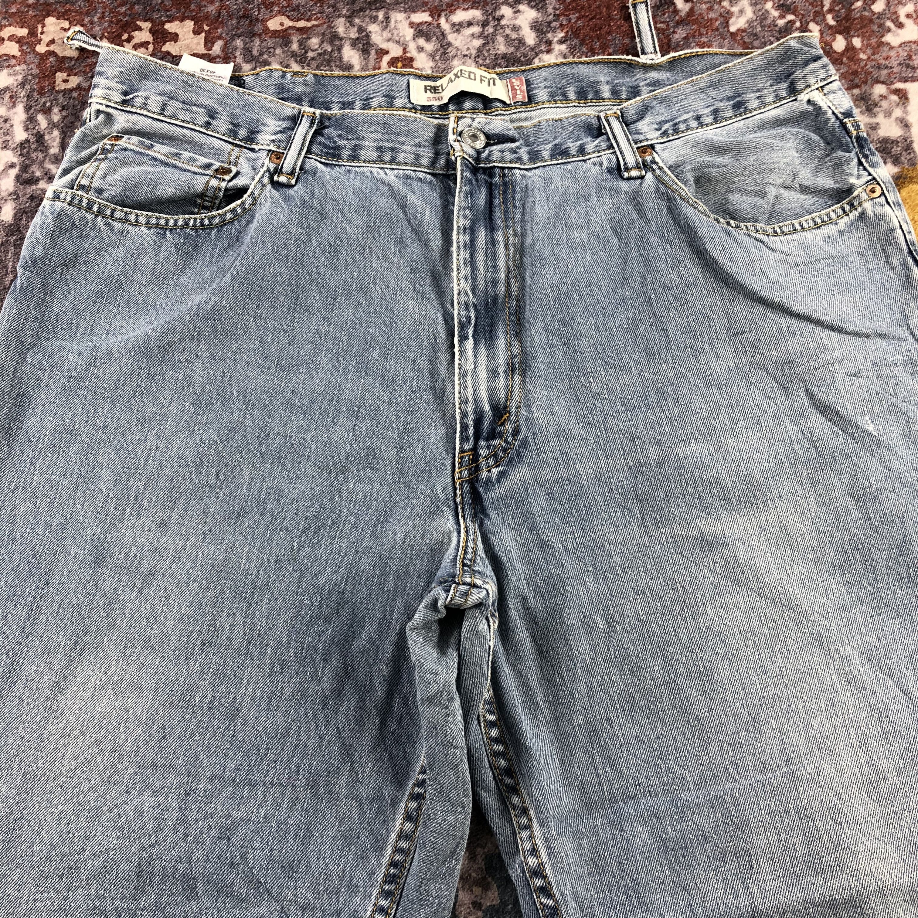 Levi's × Vintage Vintage Blue Wash Levis 550 Jeans-JM2876 Size US 39 - 3 Thumbnail