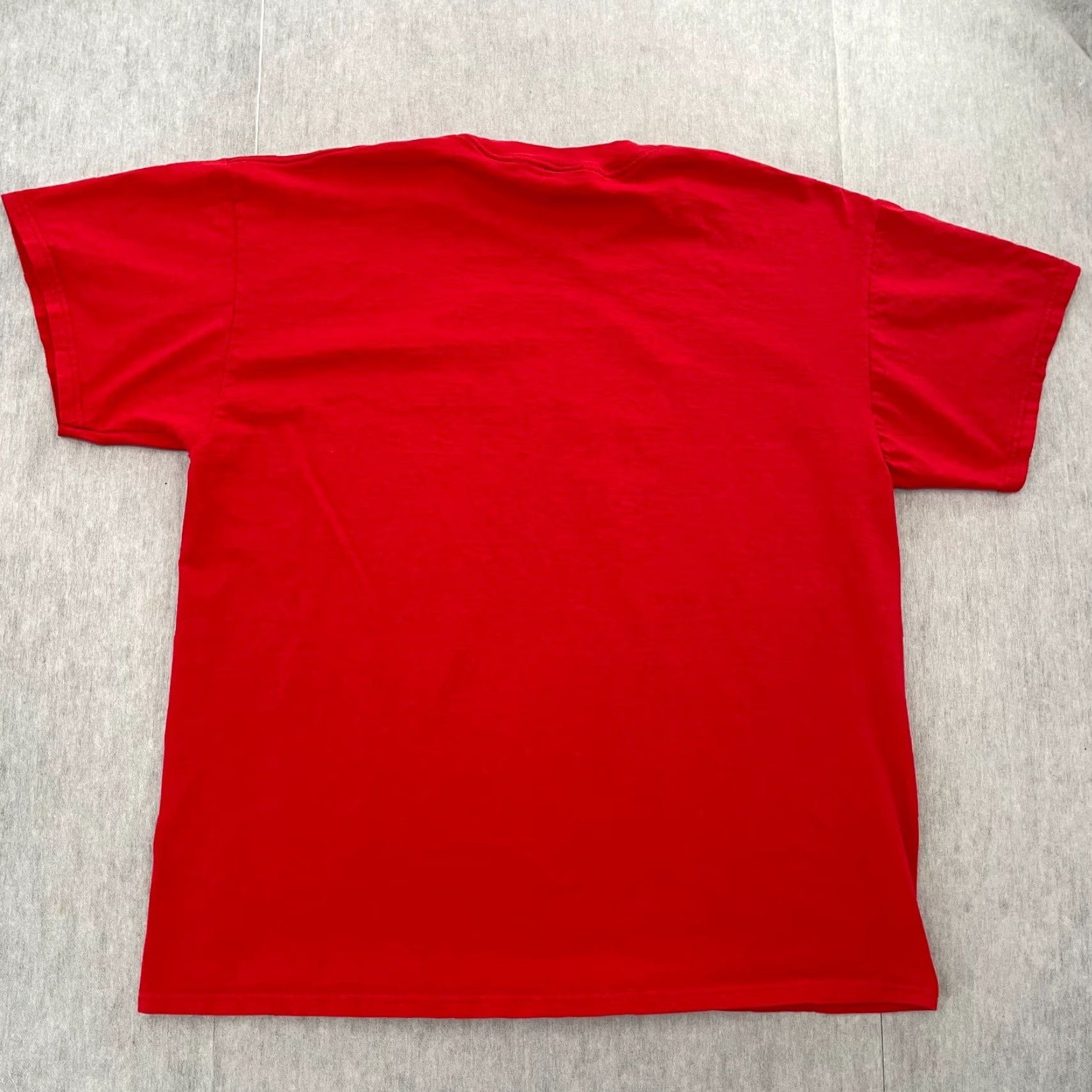 Delta VINTAGE Delta Little Orphan Annie Shirt Adult XL Red Short Sleeve Cartoon 90s Mens T-Shirt Size US XL / EU 56 / 4 - 2 Thumbnail