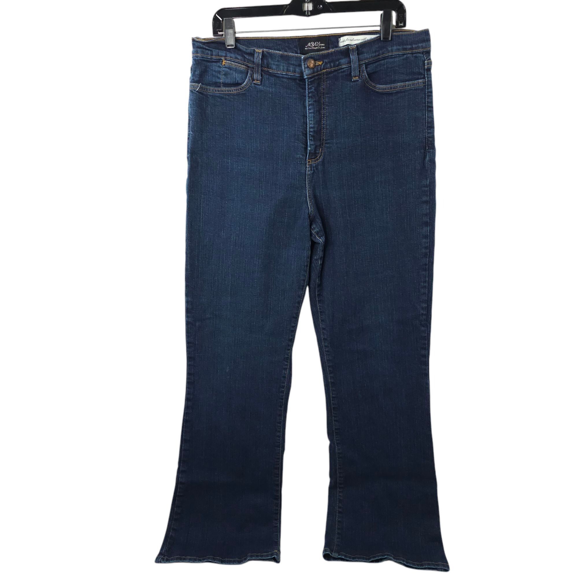 Other NYD Jeans Flare Leg Jeans Womens Size 18 High Rise Dark Wash Size 40" / US 18 - 1 Thumbnail