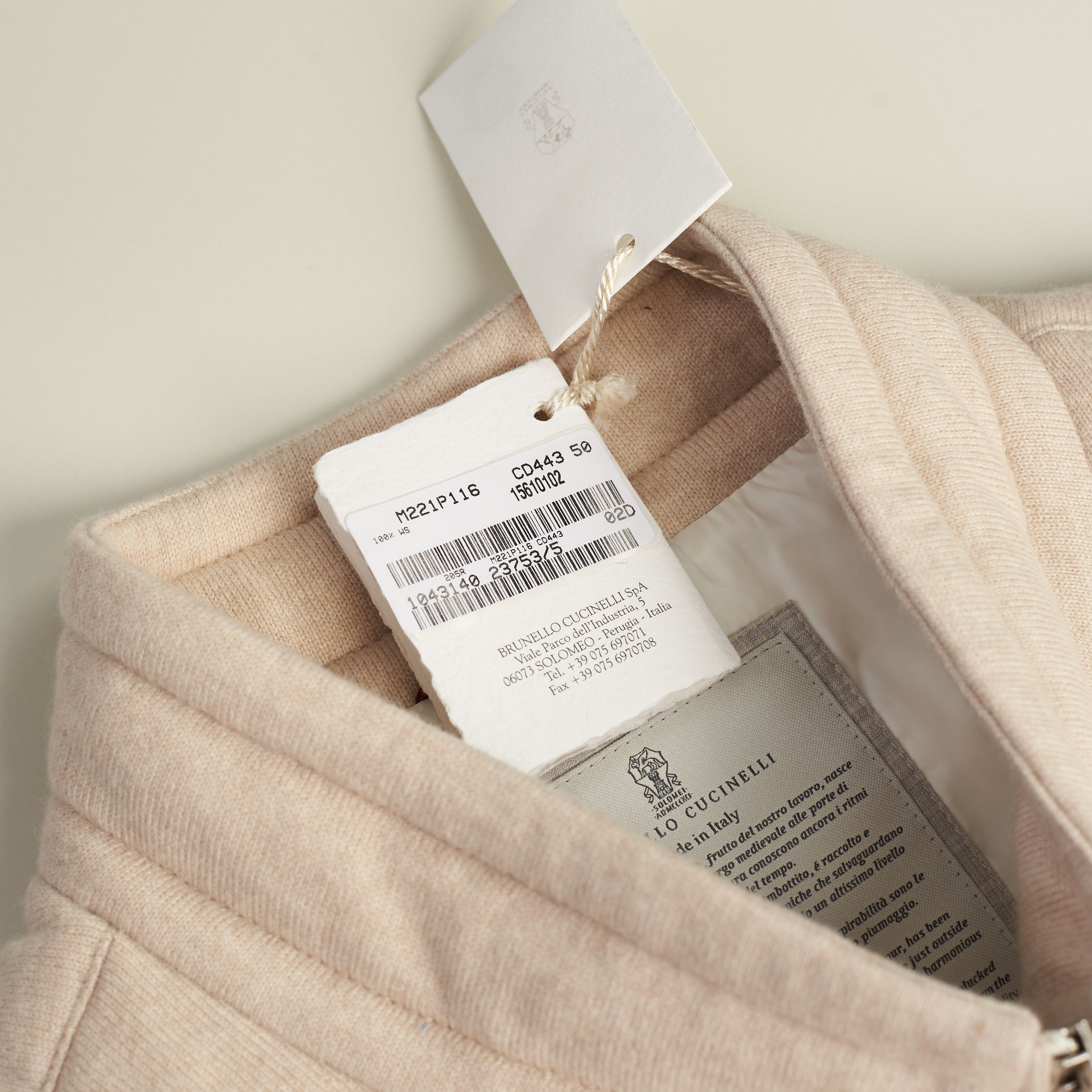 Brunello Cucinelli Beige Cashmere Down Vest - Bodywarmer Gilet Size US L / EU 52-54 / 3 - 11 Thumbnail