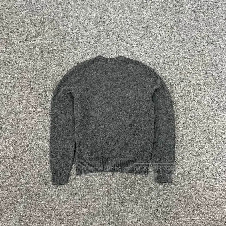 Hermes Hermes FW23 Cashmere Grey Crewneck Knit Sweater Size US XS / EU 42 / 0 - 2 Thumbnail
