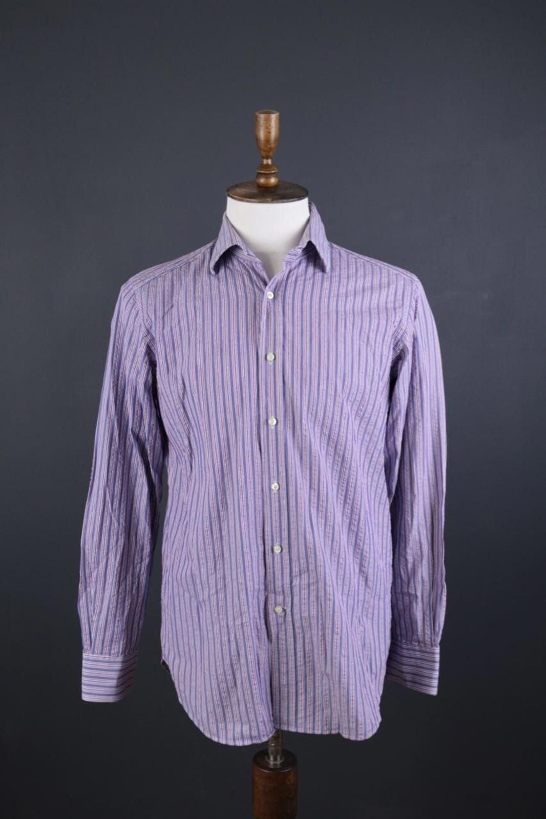 Etro Etro Milano Multicolor Striped Button Down Shirt Size 40 Size US M / EU 48-50 / 2 - 1 Thumbnail